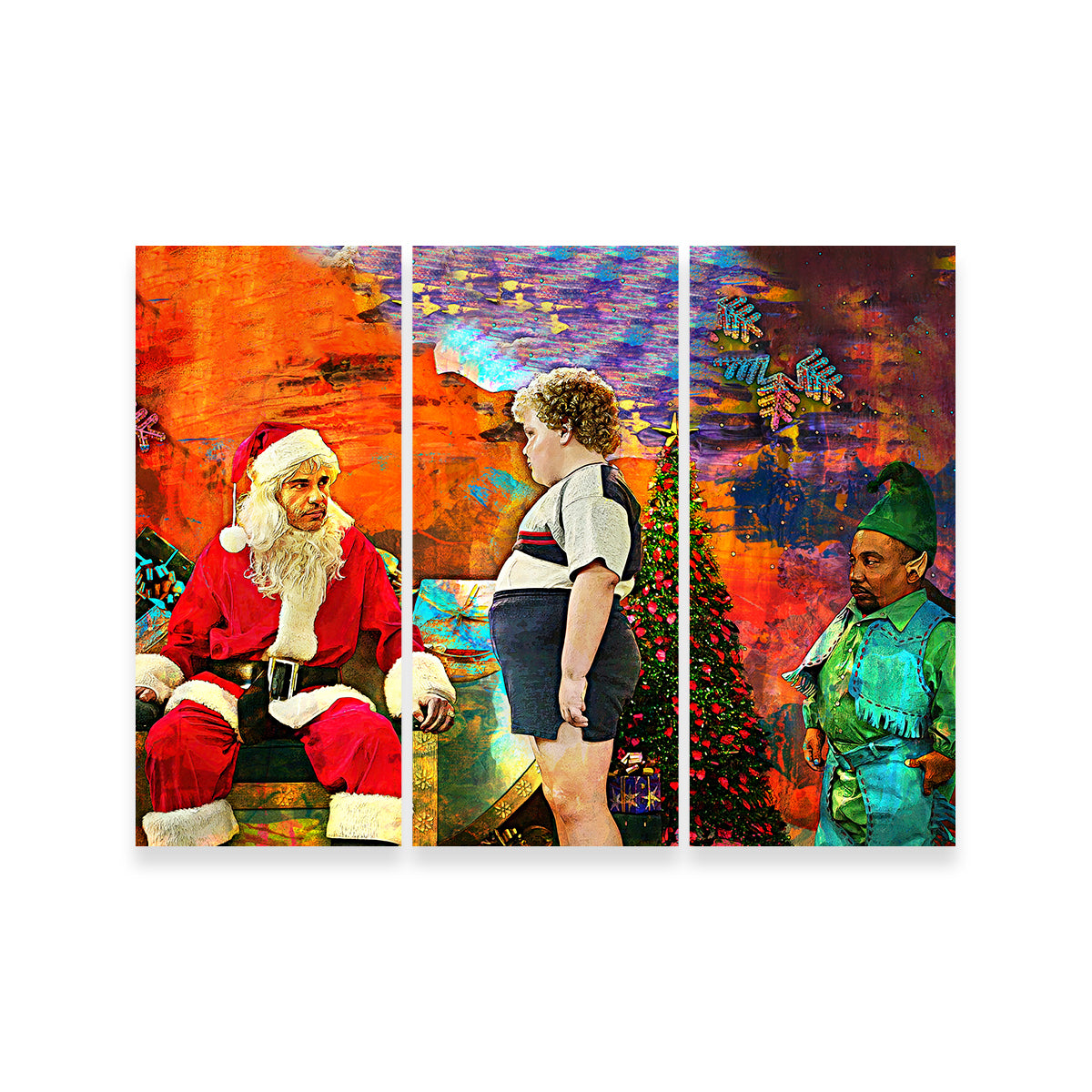 Eye - catching Bad Santa Wall Art for Stunning Home Decor