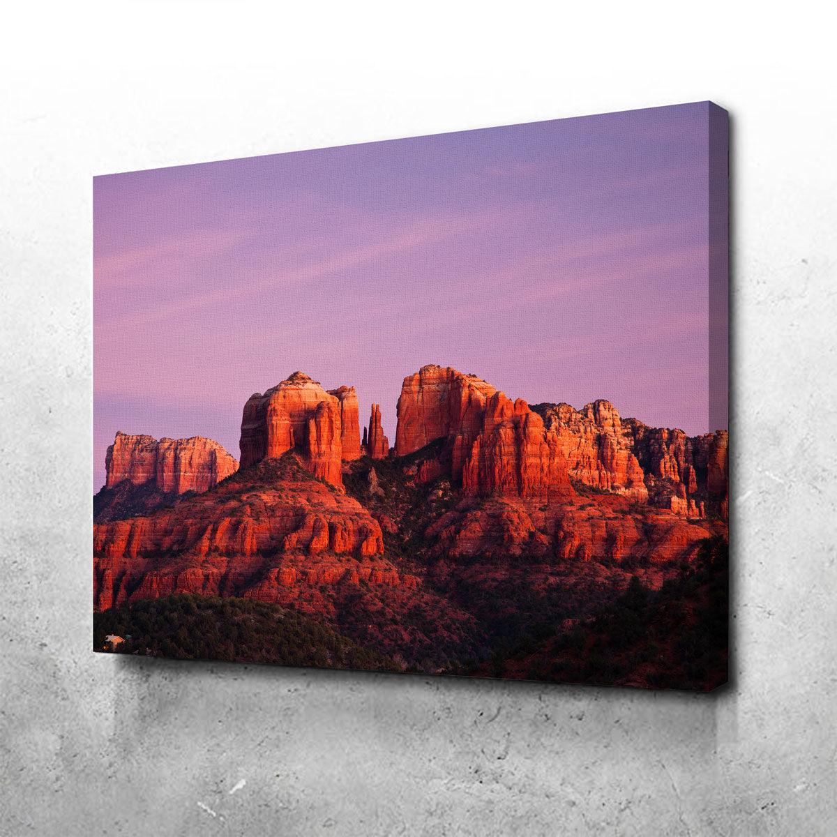Stunning Cathedral Rock Wall Art for Your Home Decor