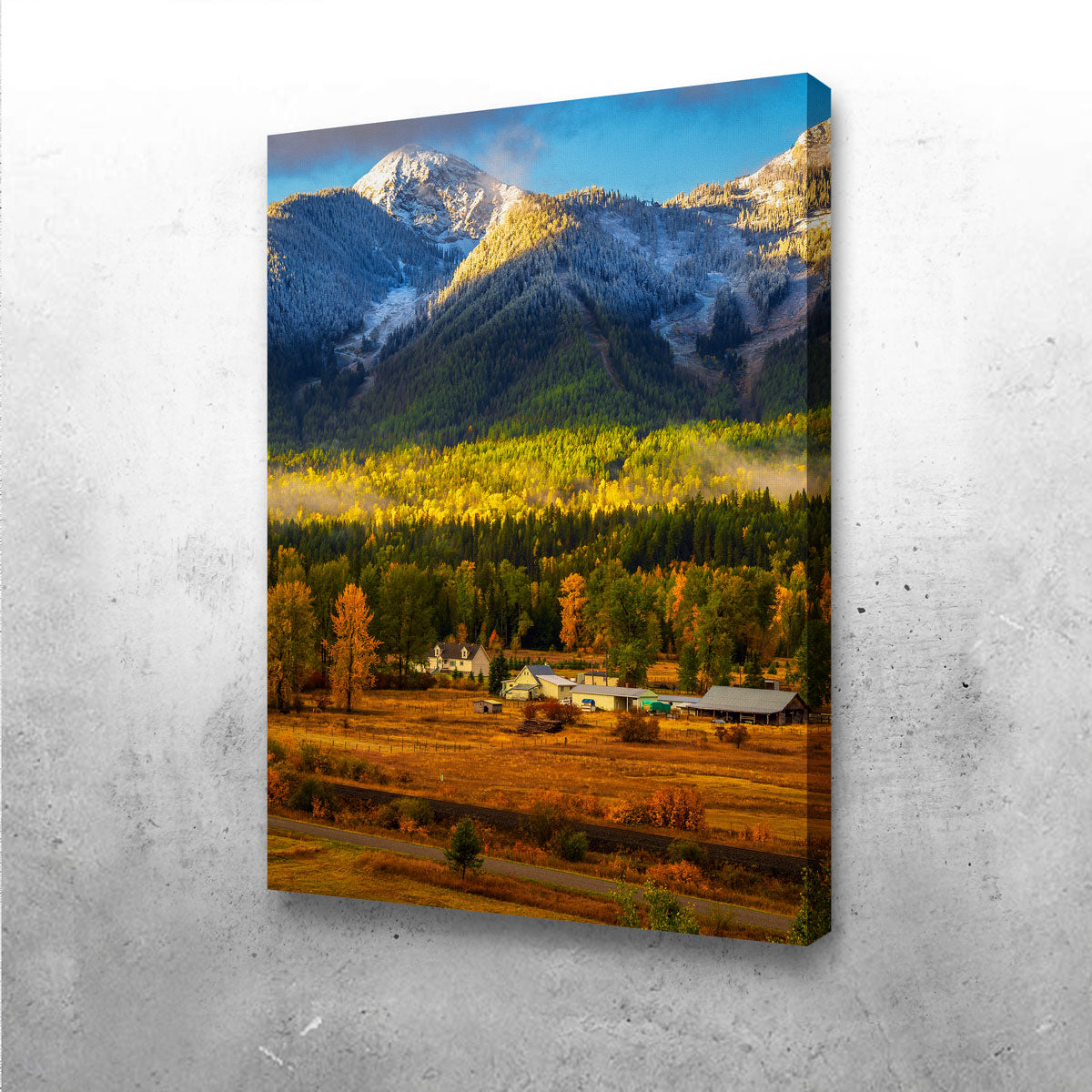 Stunning Ski Hill Wall Art by Mike Cotton