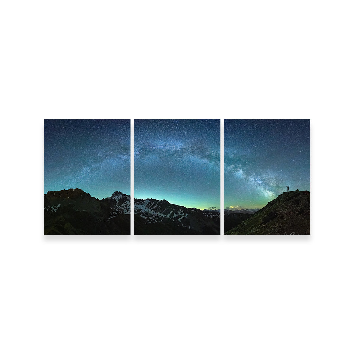 Stunning Arch of the Milky Way Rochebrune Airglow Wall Art by Jeff Graphy