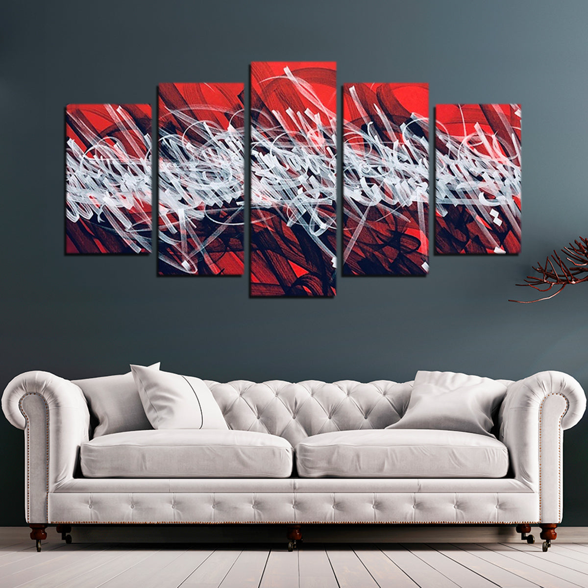 Vibrant Bash Red Wall Art for Stunning Home Decor