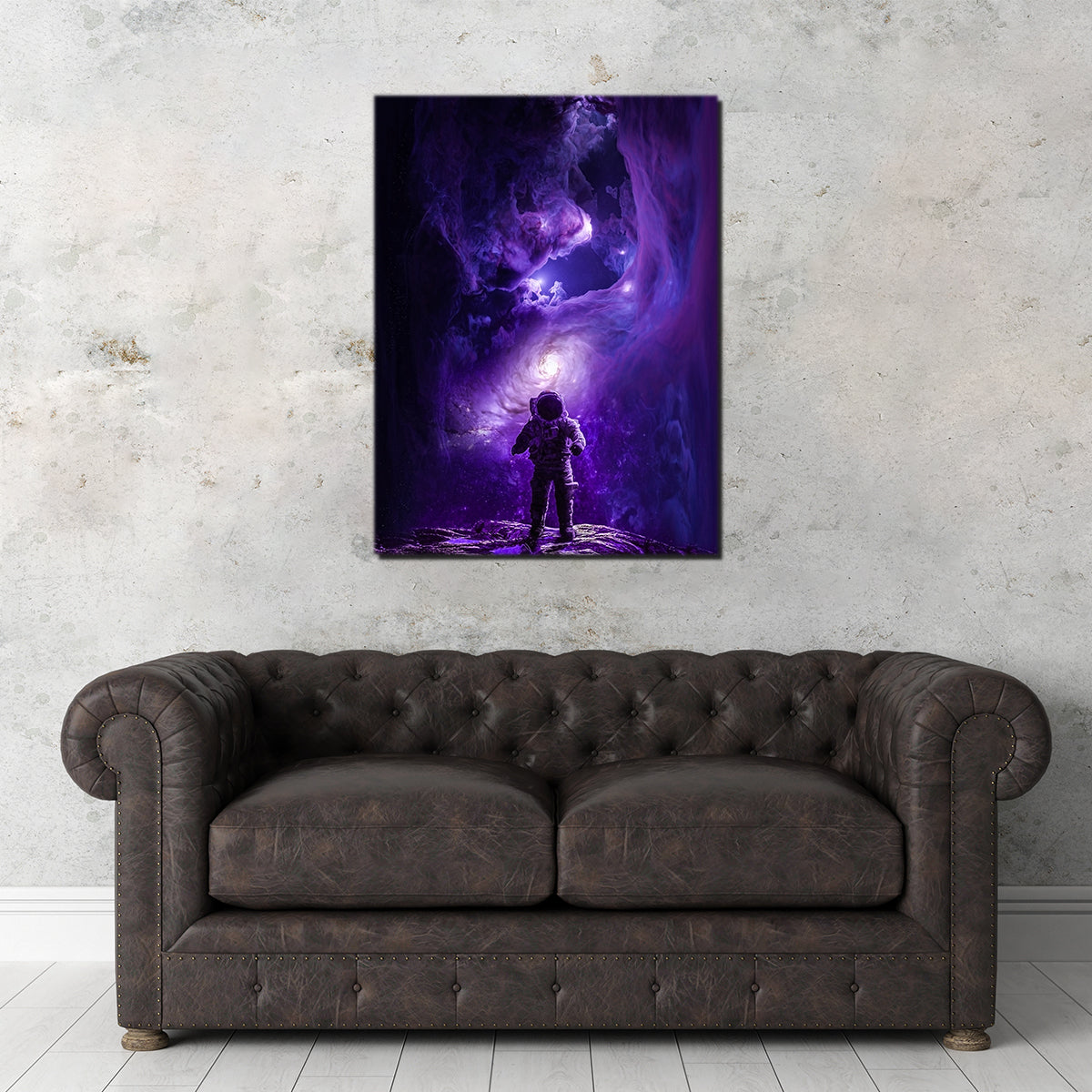 Captivating Astronaut Lost in Space Wall Art by George Sorin