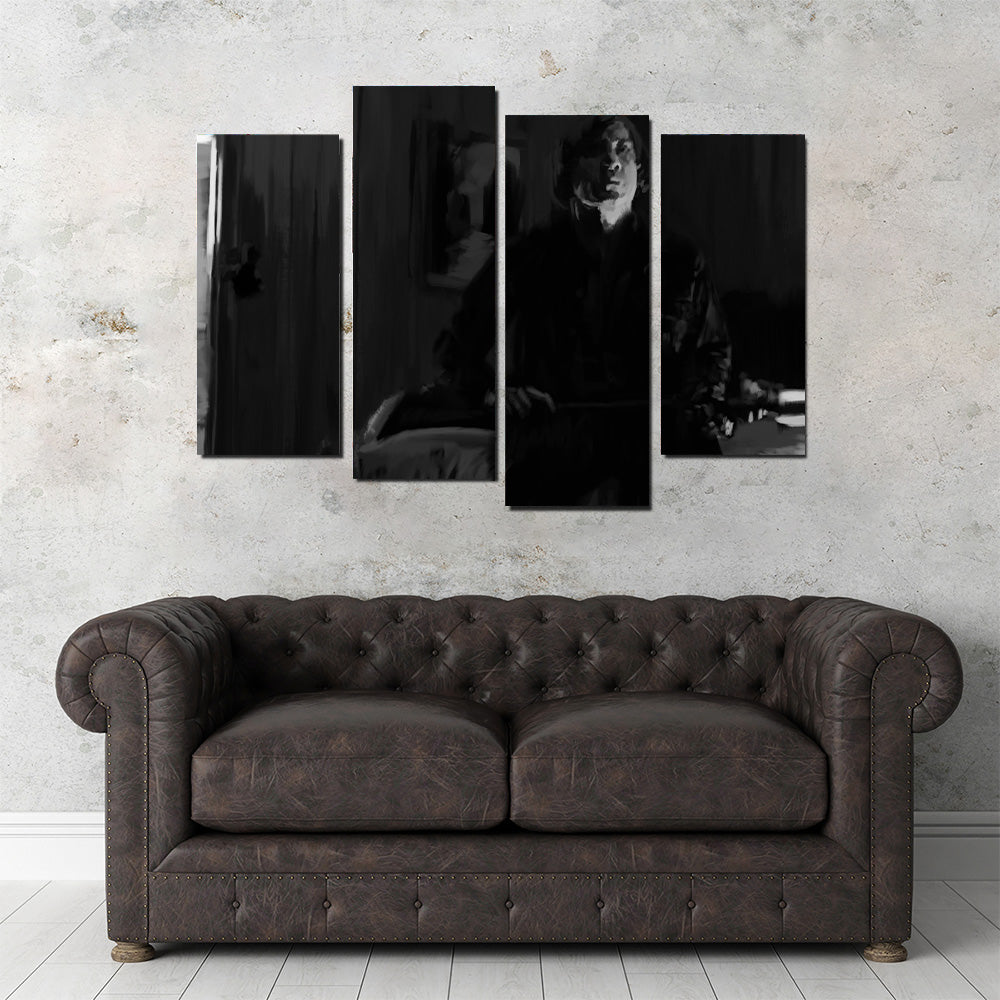 Stunning Anton Chigurh Wall Art by Andy Brackpool