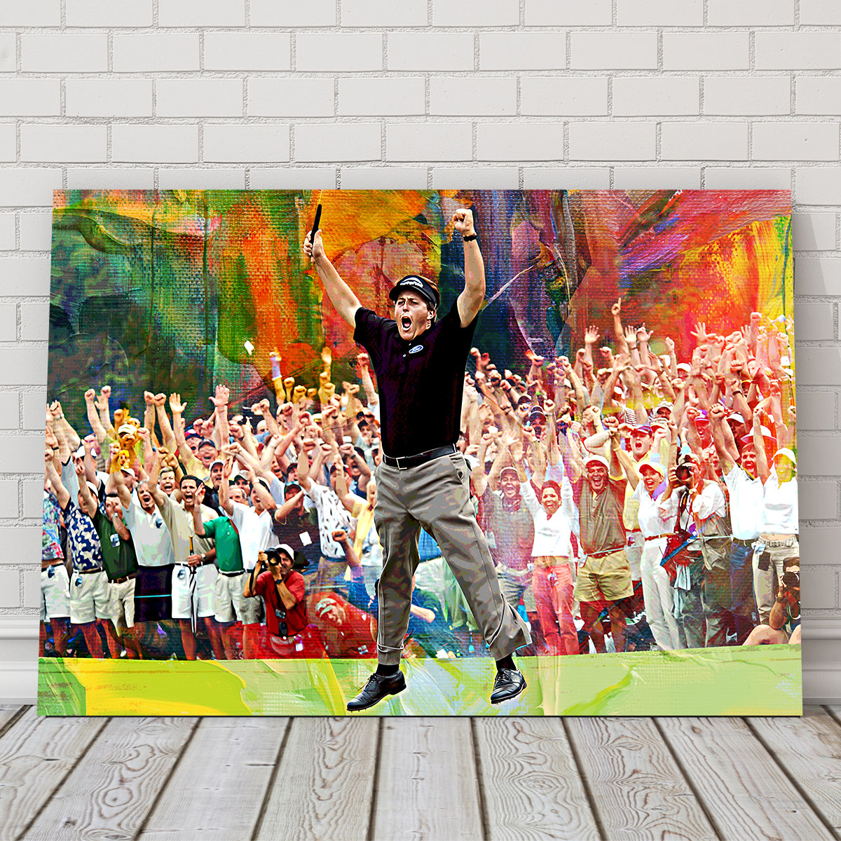 Exquisite Phil Mickelson Art Prints on Museum-Quality Canvas
