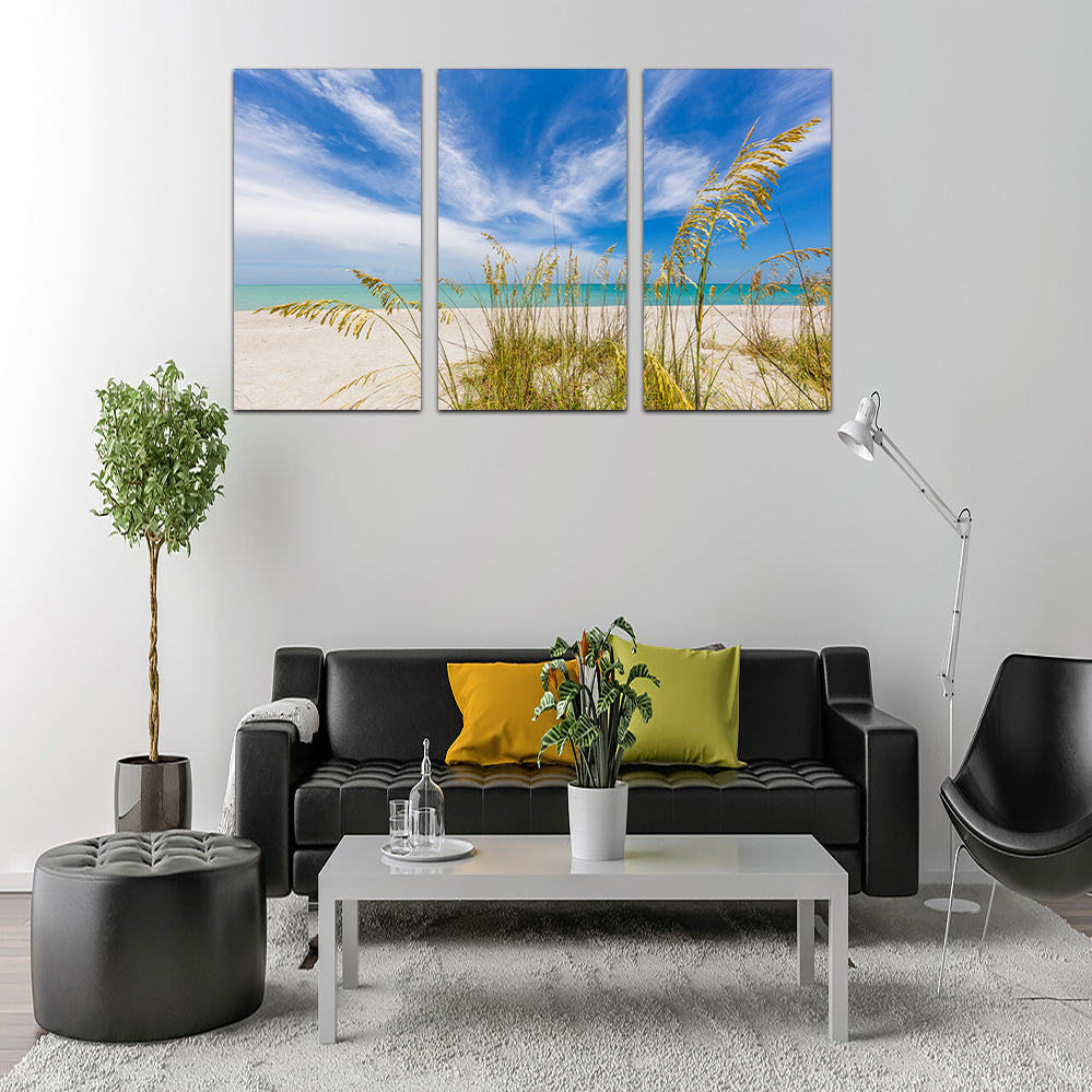 Stunning Heavenly Calmness on the Beach Wall Art for a Relaxing Ambiance