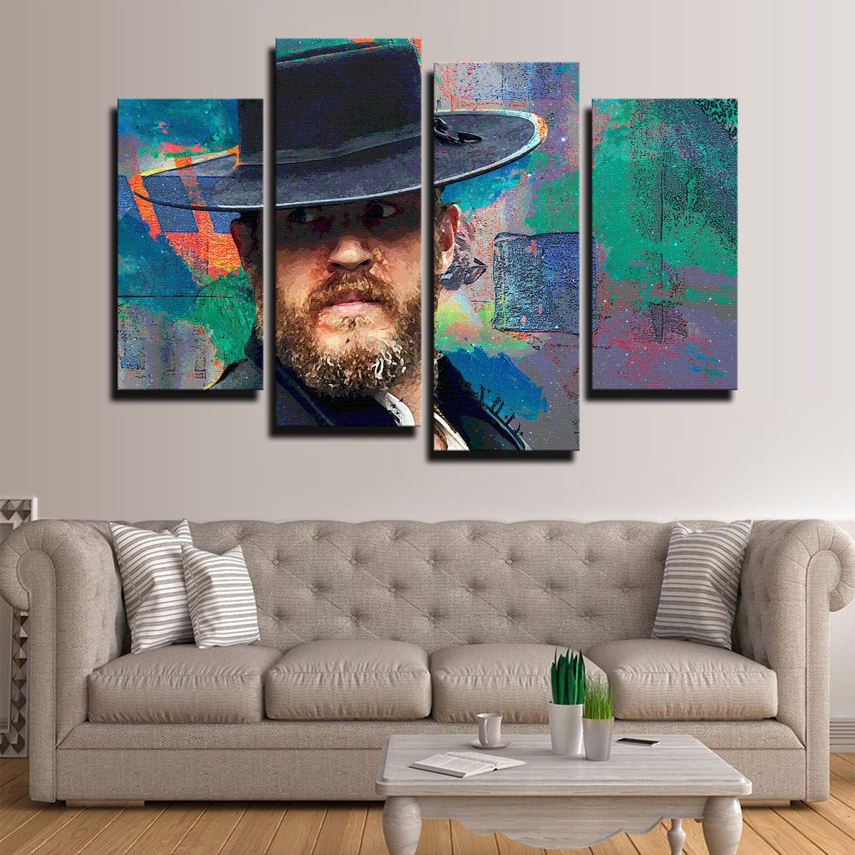 Alfie Premium Wall Art - Sustainable Kiln - Dried Pine Frame