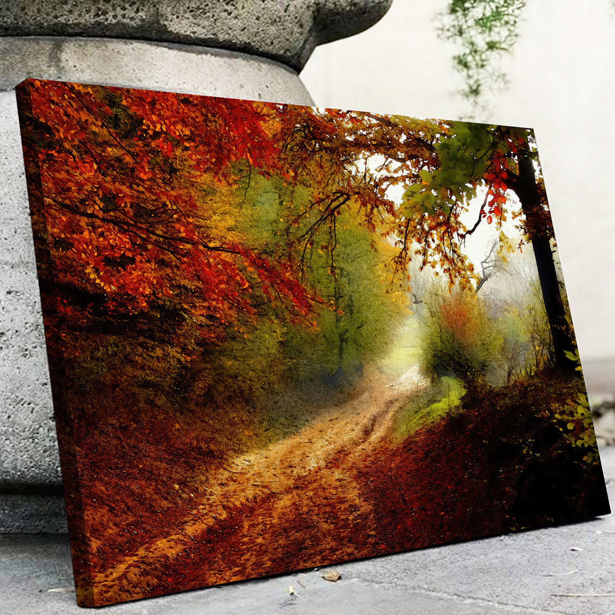 Gorgeous Autumn Forest Edge Wall Art by Denise Dundon