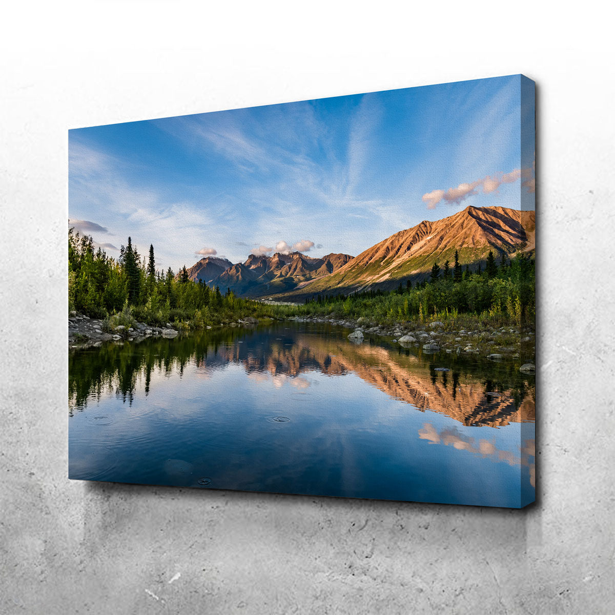 Breathtaking Alaskan Reflections Wall Art by Lucas Moore