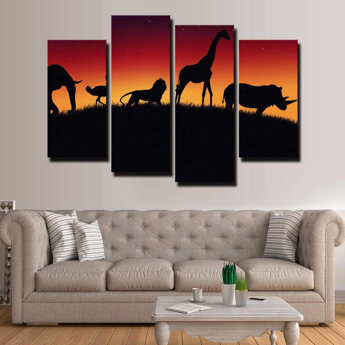 Exquisite Animals of Africa Wall Art - Stunning Decor for Your Space