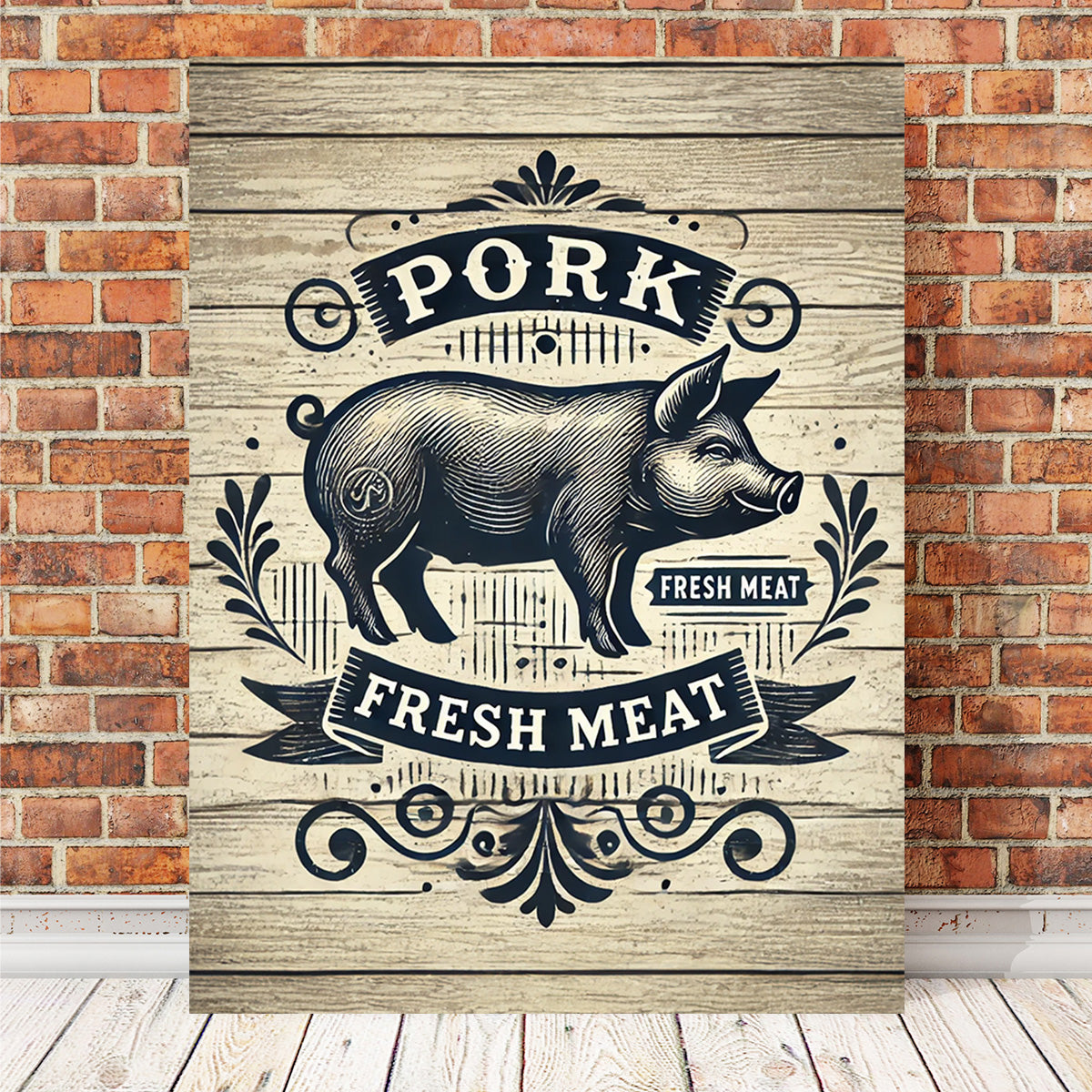 Exquisite Pork and Fresh Meat Themed Wall Art for Home Decor