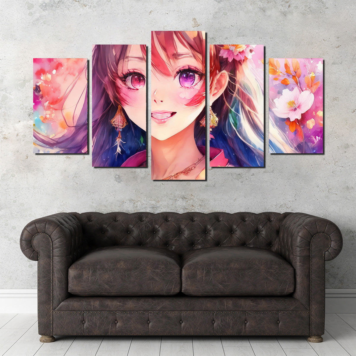 Stunning Anime Girl Wall Art Print