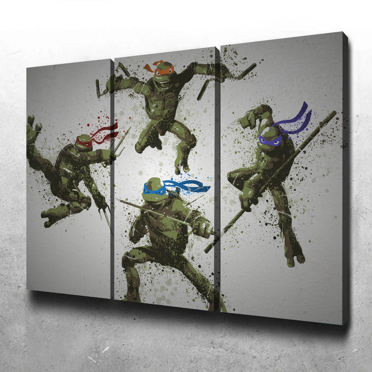 Stunning Heroes In a Half Shell Wall Art for Your Home Decor