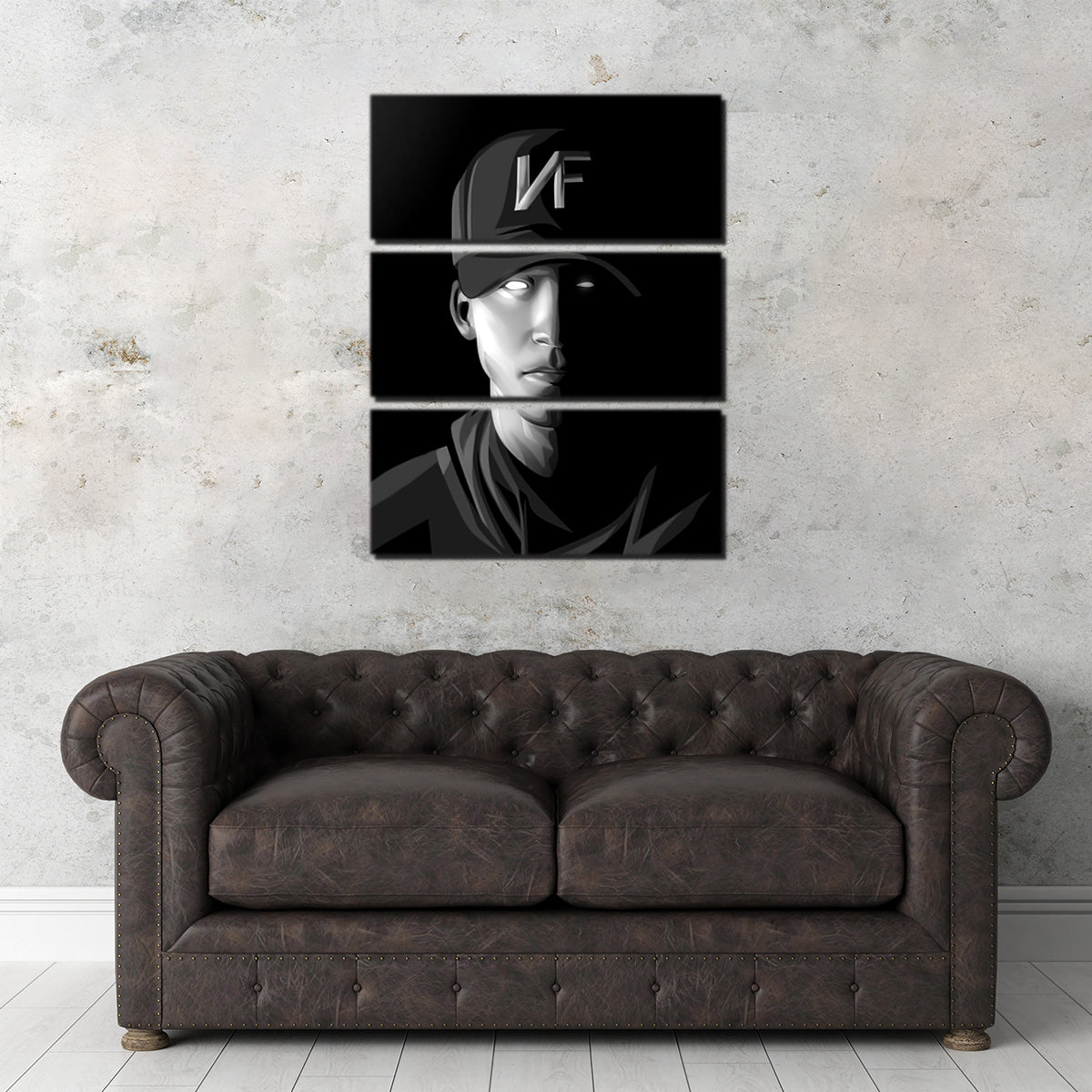 NF The Rapper Wall Art - Stunning Museum-Quality Canvas Print