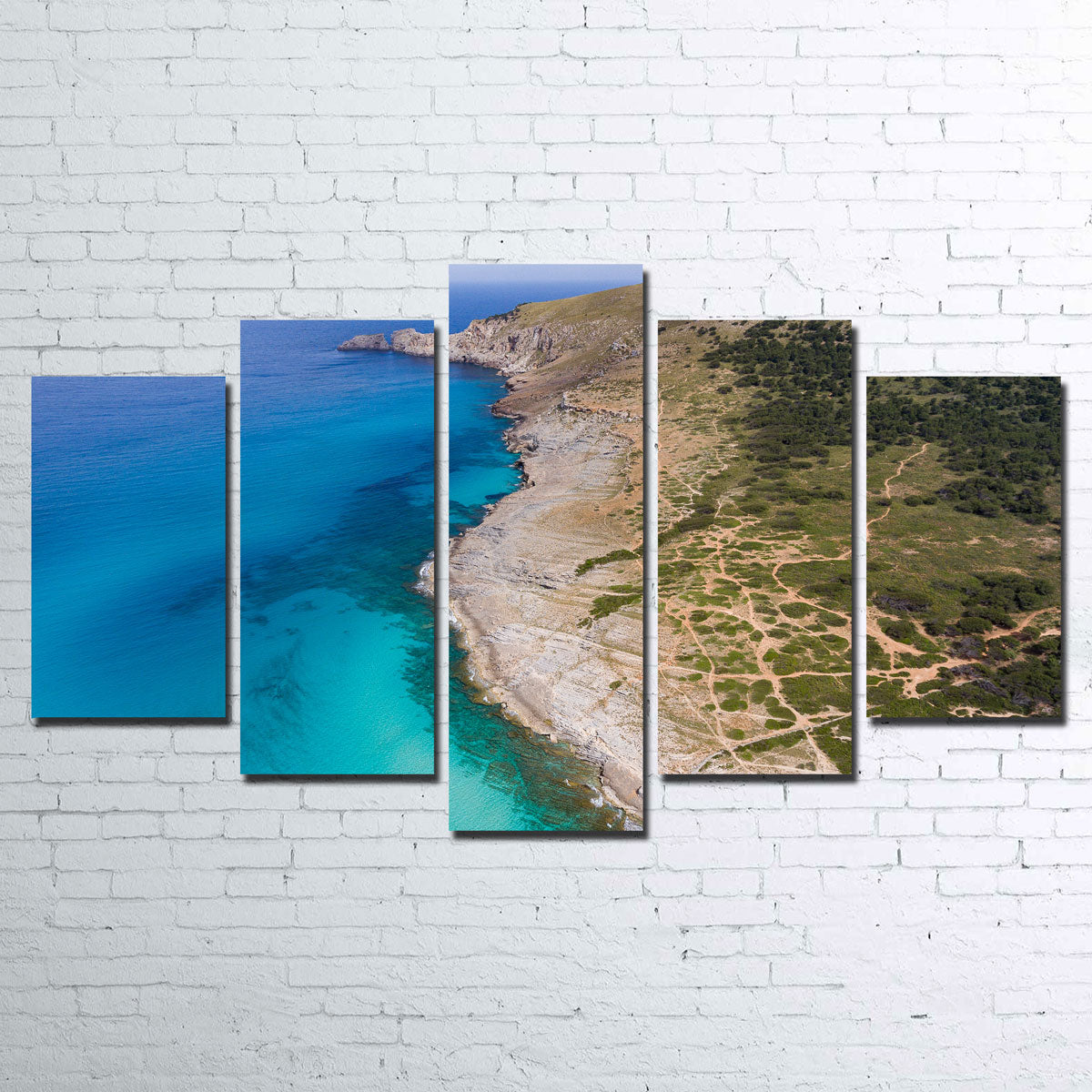 Exquisite Hill and Sea Wall Art by Karolis Janulis