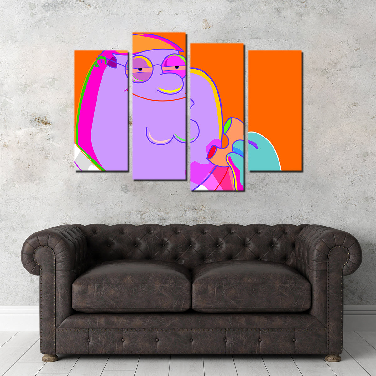 Peter High Wall Art - Premium Kiln - Dried Pine Wood Framed Canvas