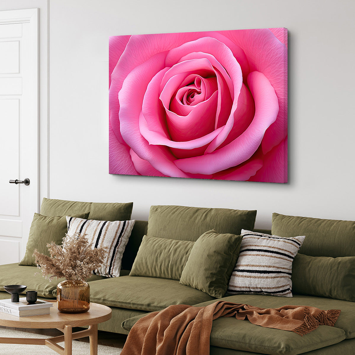 Gorgeous Pink Rose Canvas Print