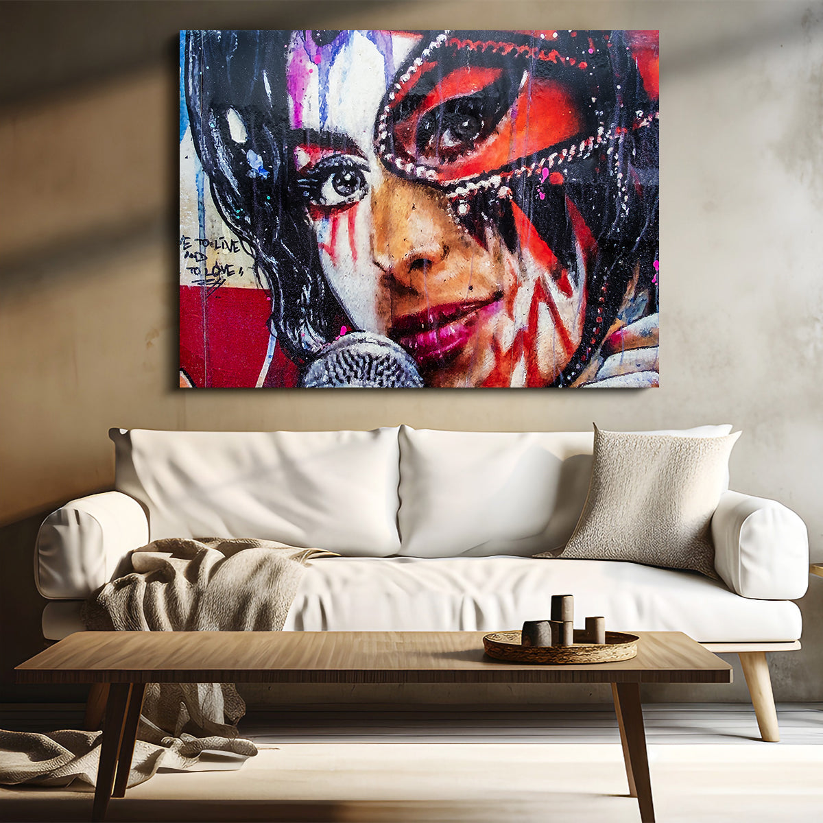 Stunning Amy Winehouse Wall Painting Art for Your Home Decor