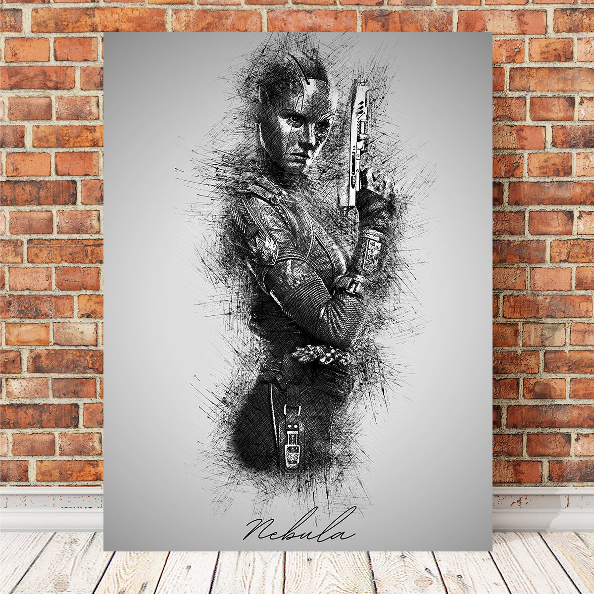 Stunning Nebula Wall Art - Handmade with Museum-Quality Canvas