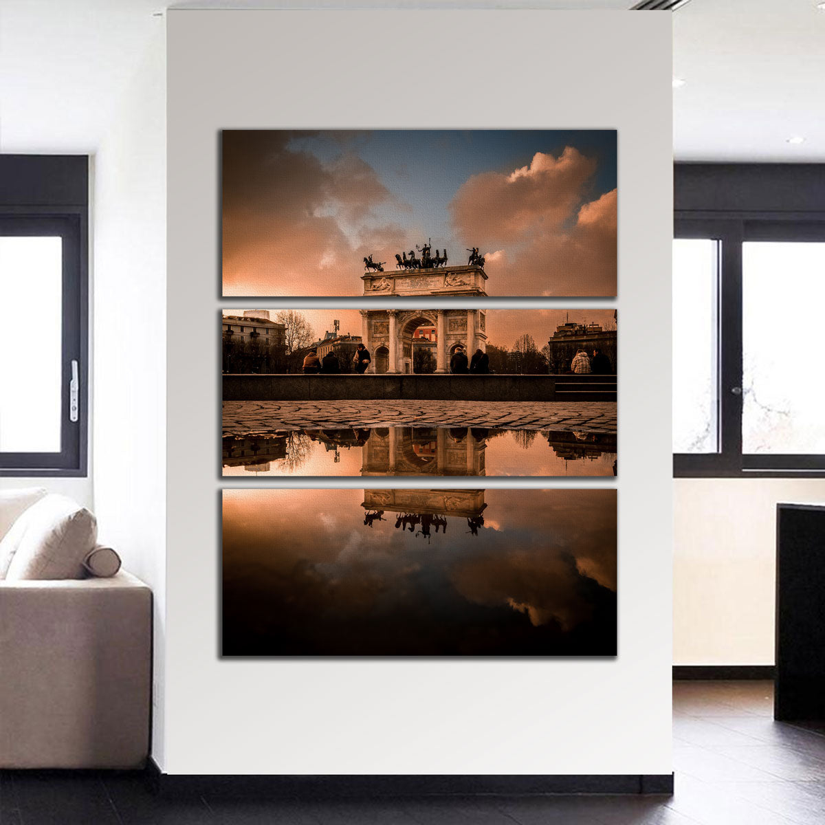 Enzo Romano's Arco della Pace Wall Art - Premium Museum Quality