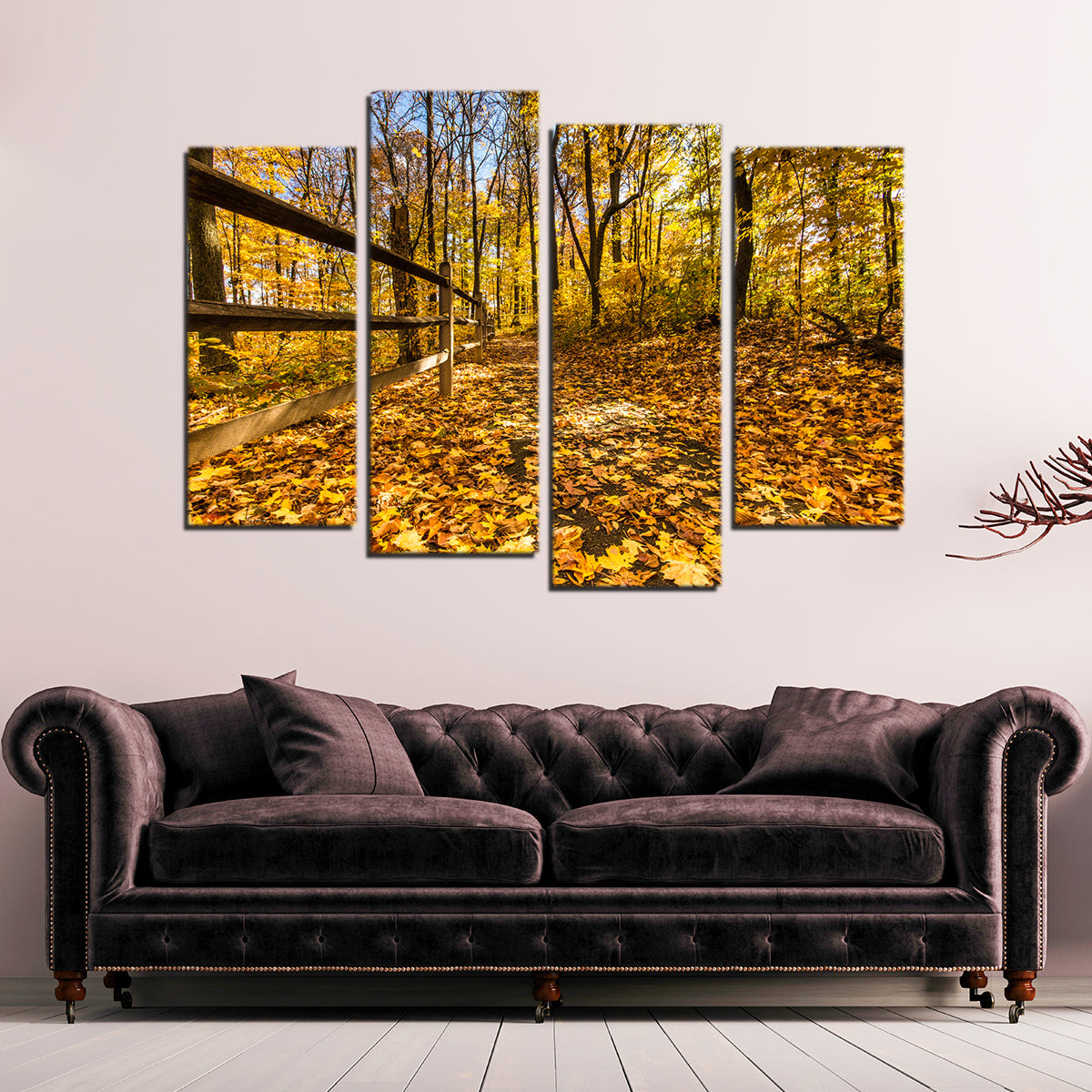 Breathtaking Caesar Creek State Park Fall Foliage Wall Art for Stunning Home Decor