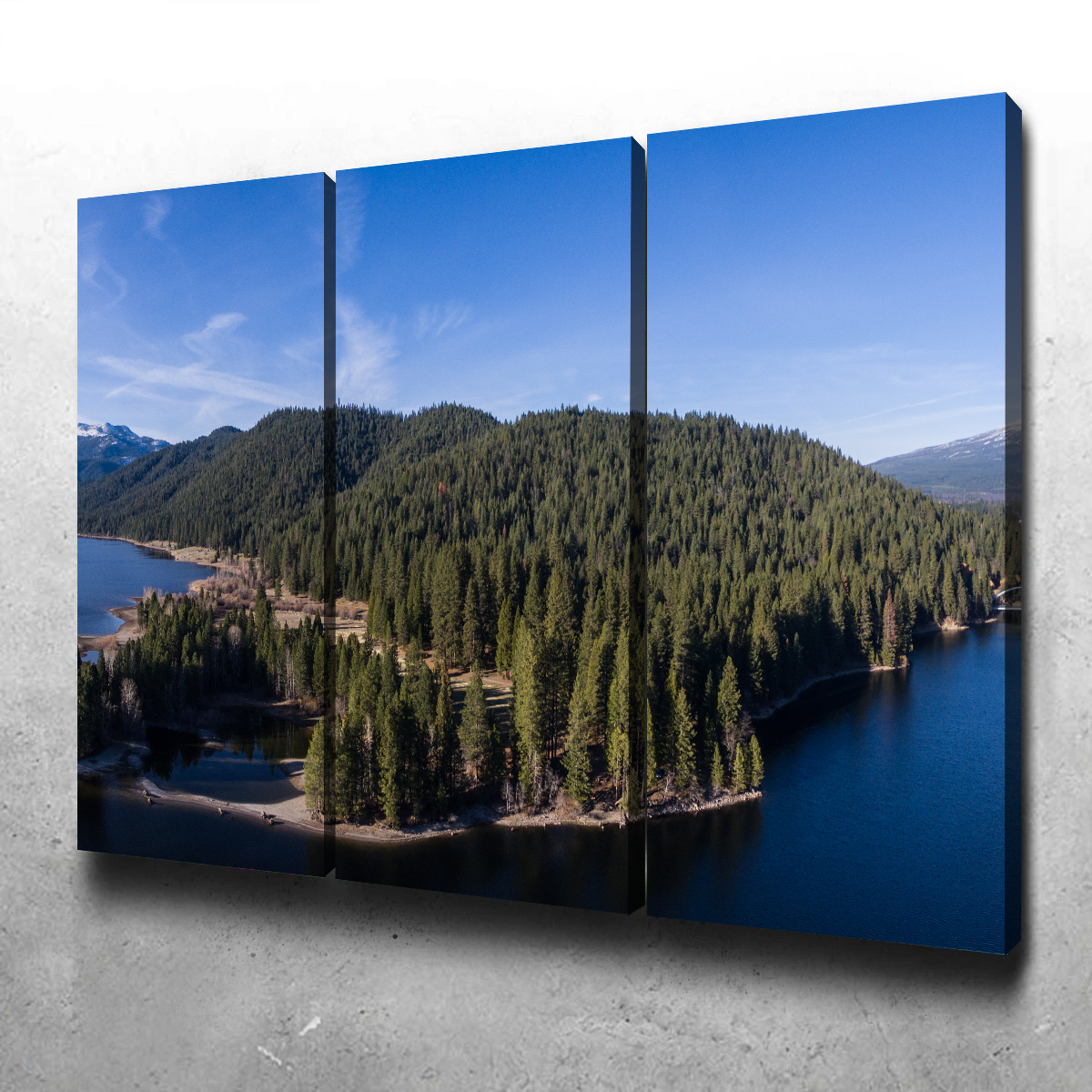 Breathtaking Siskiyou Lake and Mount Shasta Wall Art for Stunning Home Decor