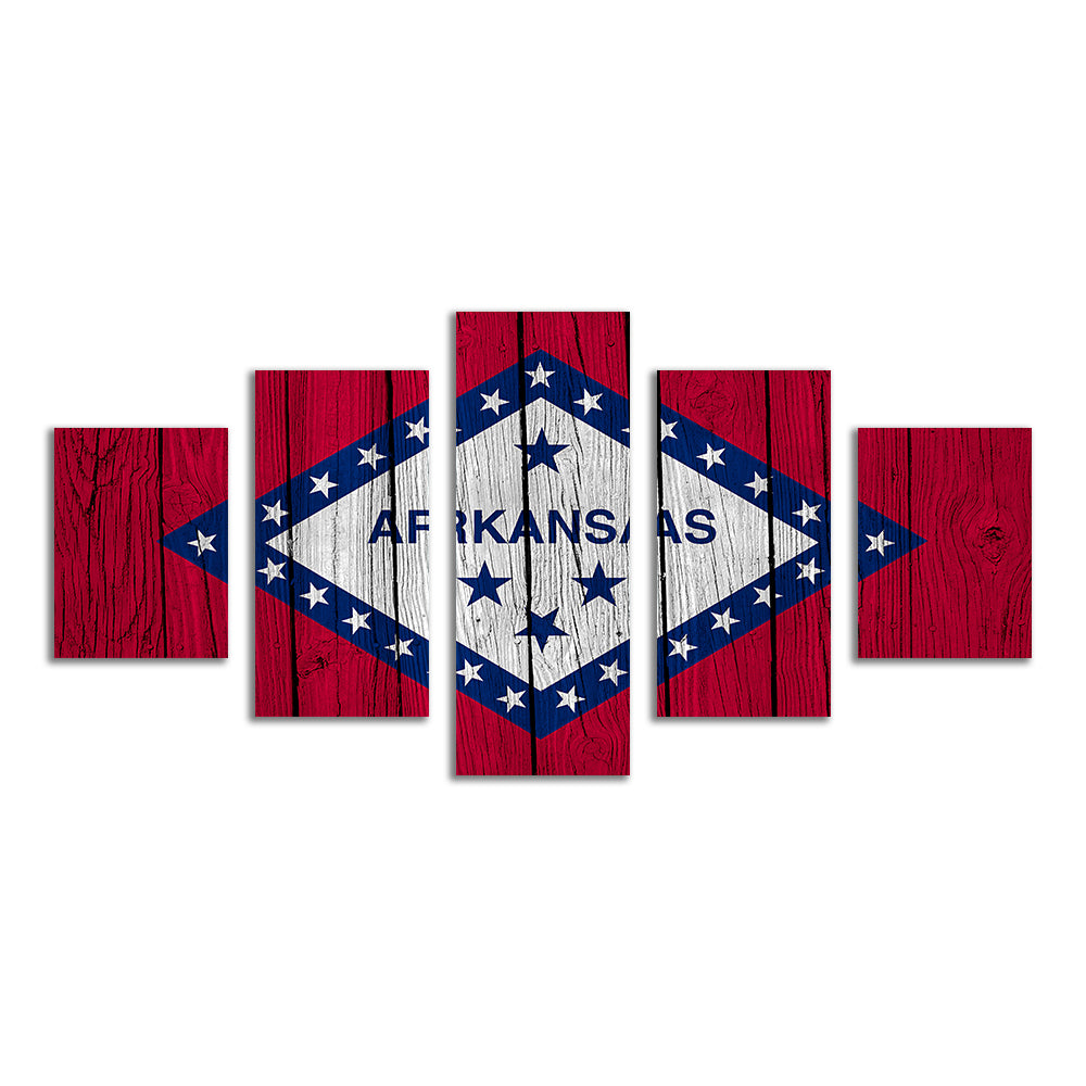 Beautiful Arkansas State Flag Wall Art for Your Home Decor