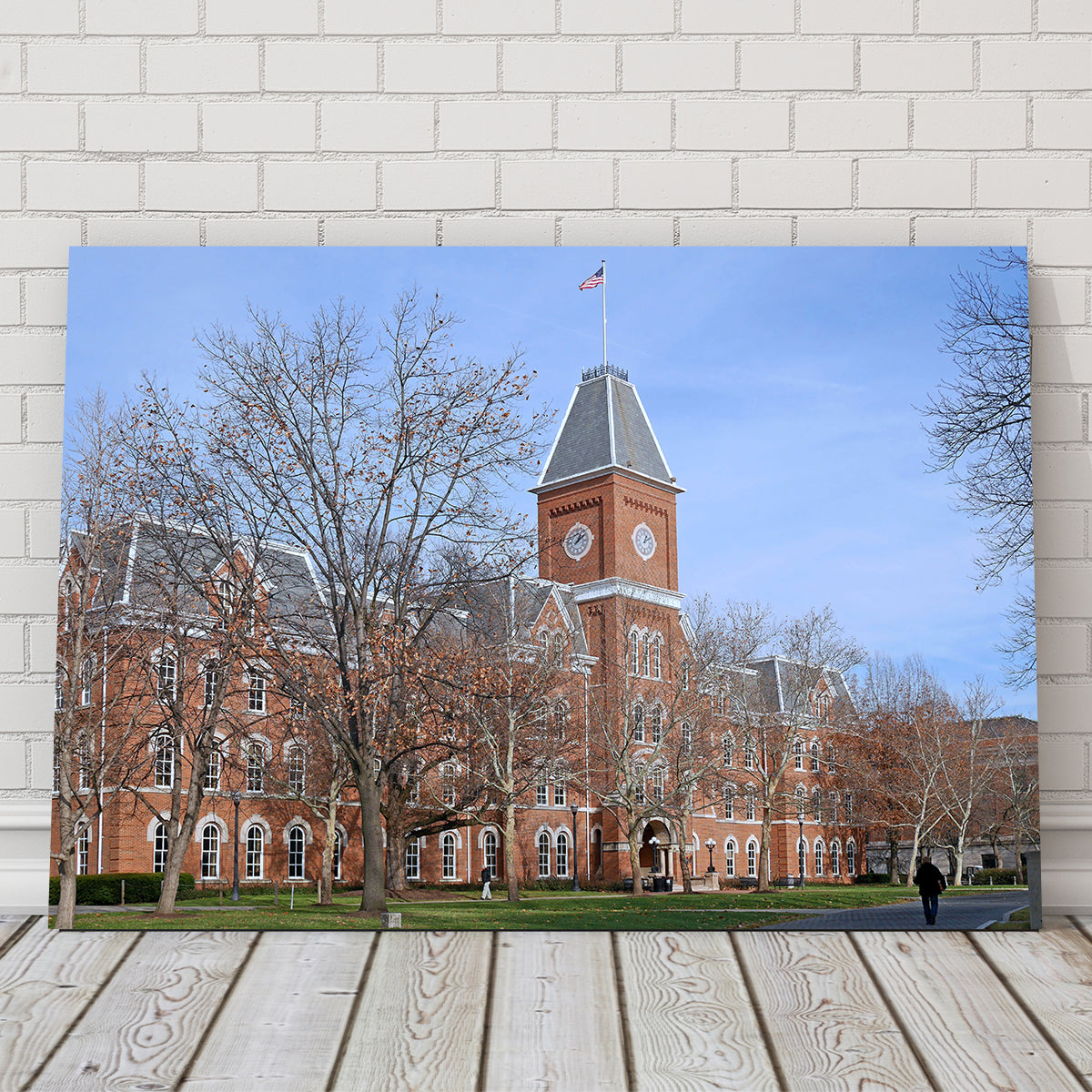 Exquisite Ohio State University Hall Wall Art - Museum Quality Canvas Print