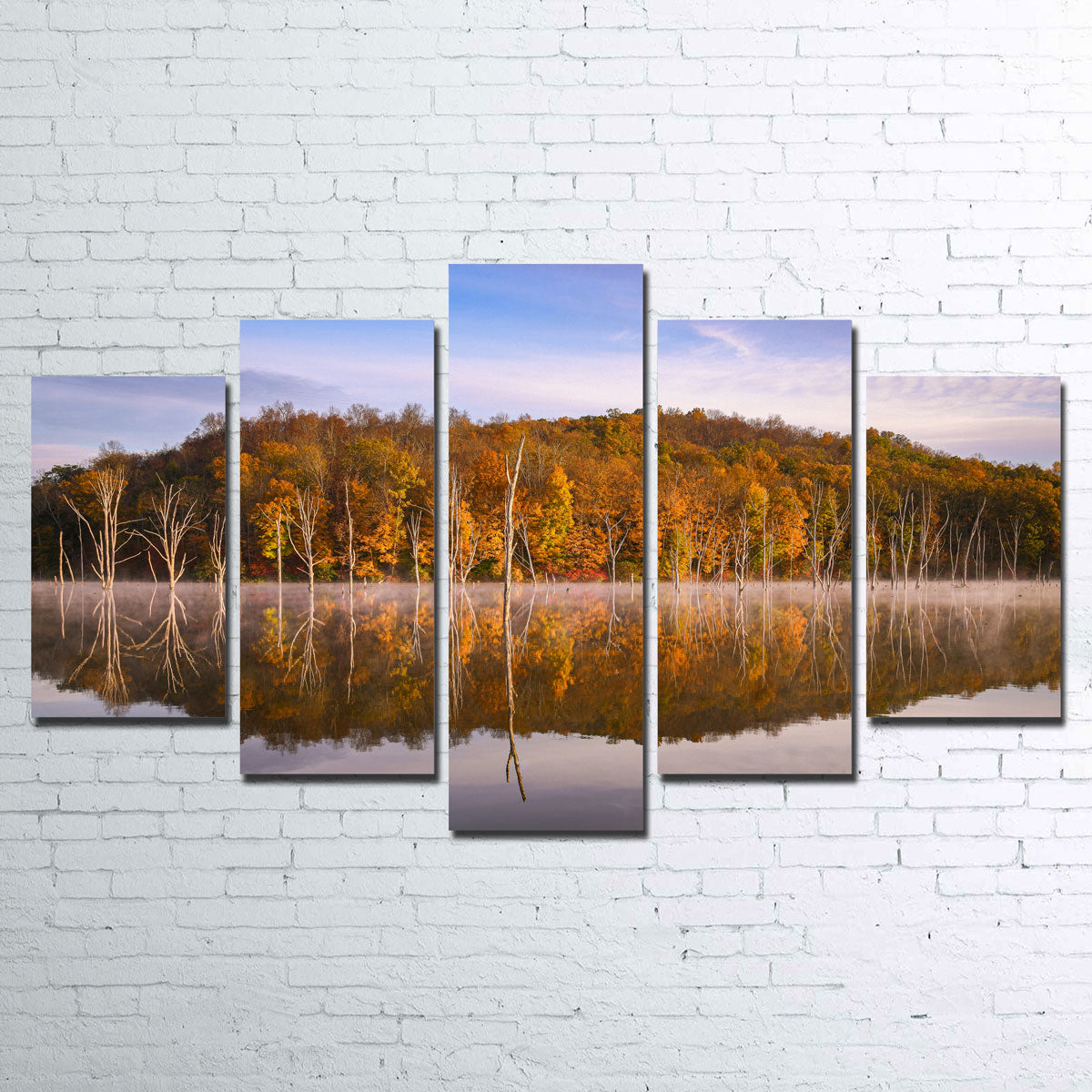 Exquisite Monksville Mist Wall Art by Dennis Maida