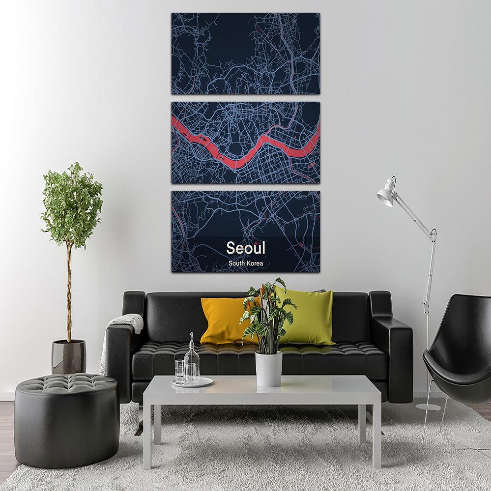 Exquisite Seoul Wall Art by Tovu Yovi