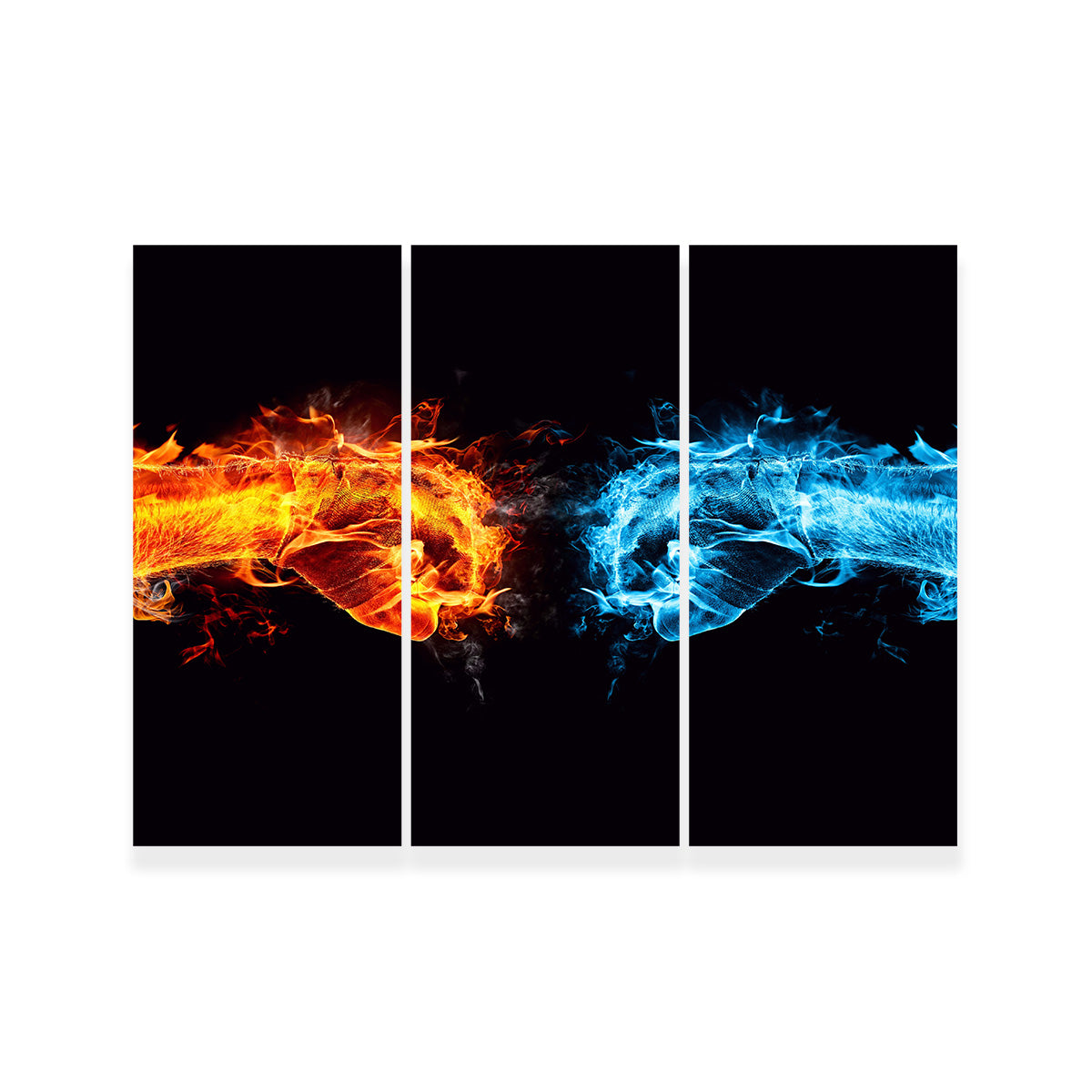 Stylish Hot Cold Fist Bump Wall Art for Trendy Decor