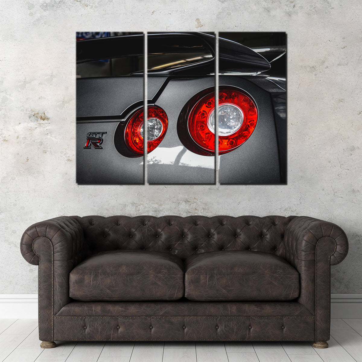 Stunning Nissan GTR Taillight Wall Art by George Sorin