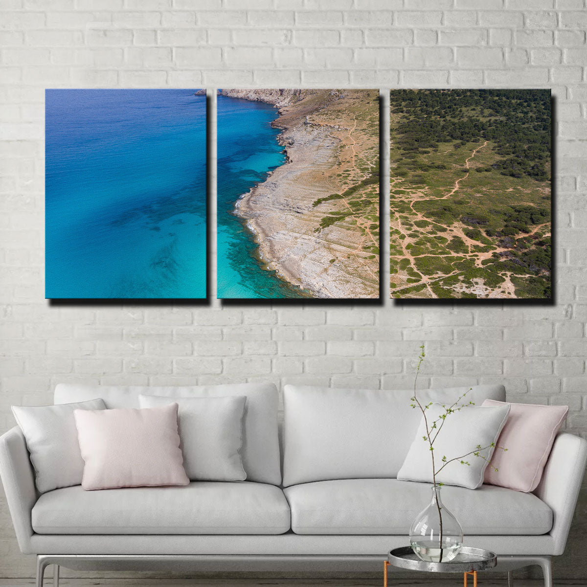 Exquisite Hill and Sea Wall Art by Karolis Janulis