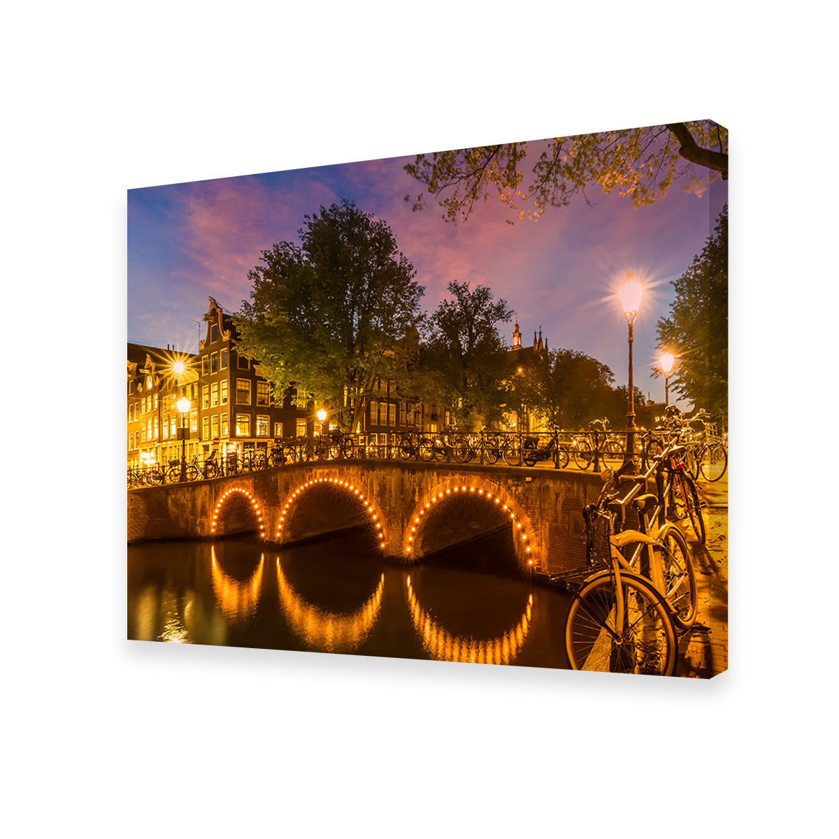 Stunning Amsterdam From Keizersgracht Wall Art by Melanie Viola