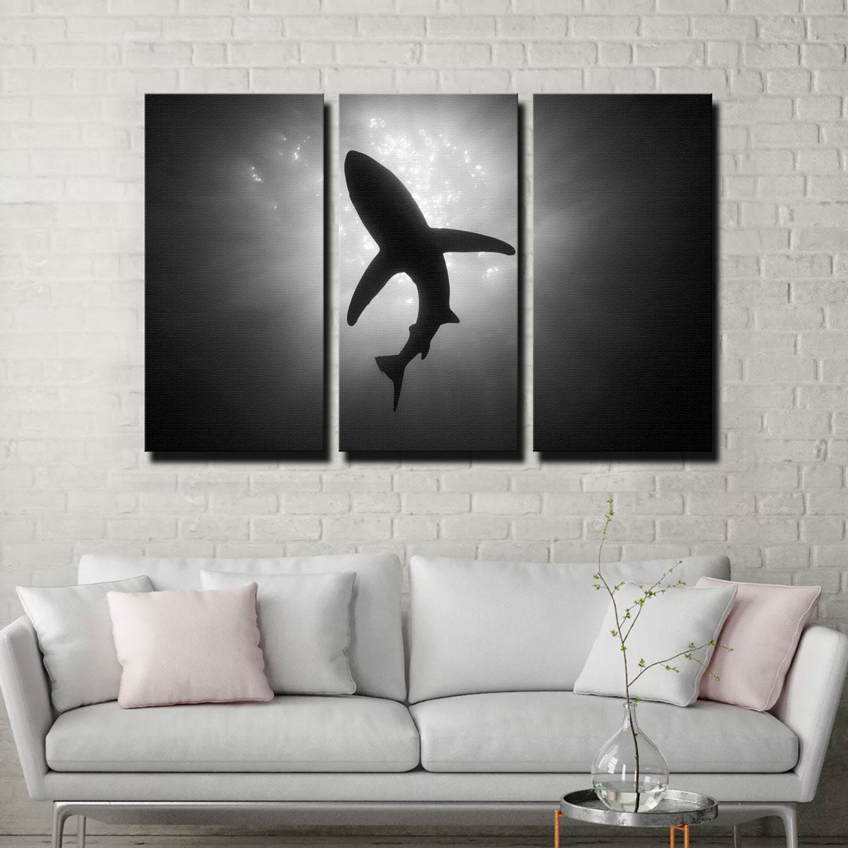 Exquisite Shark Silhouette Wall Art for Stunning Home Decor