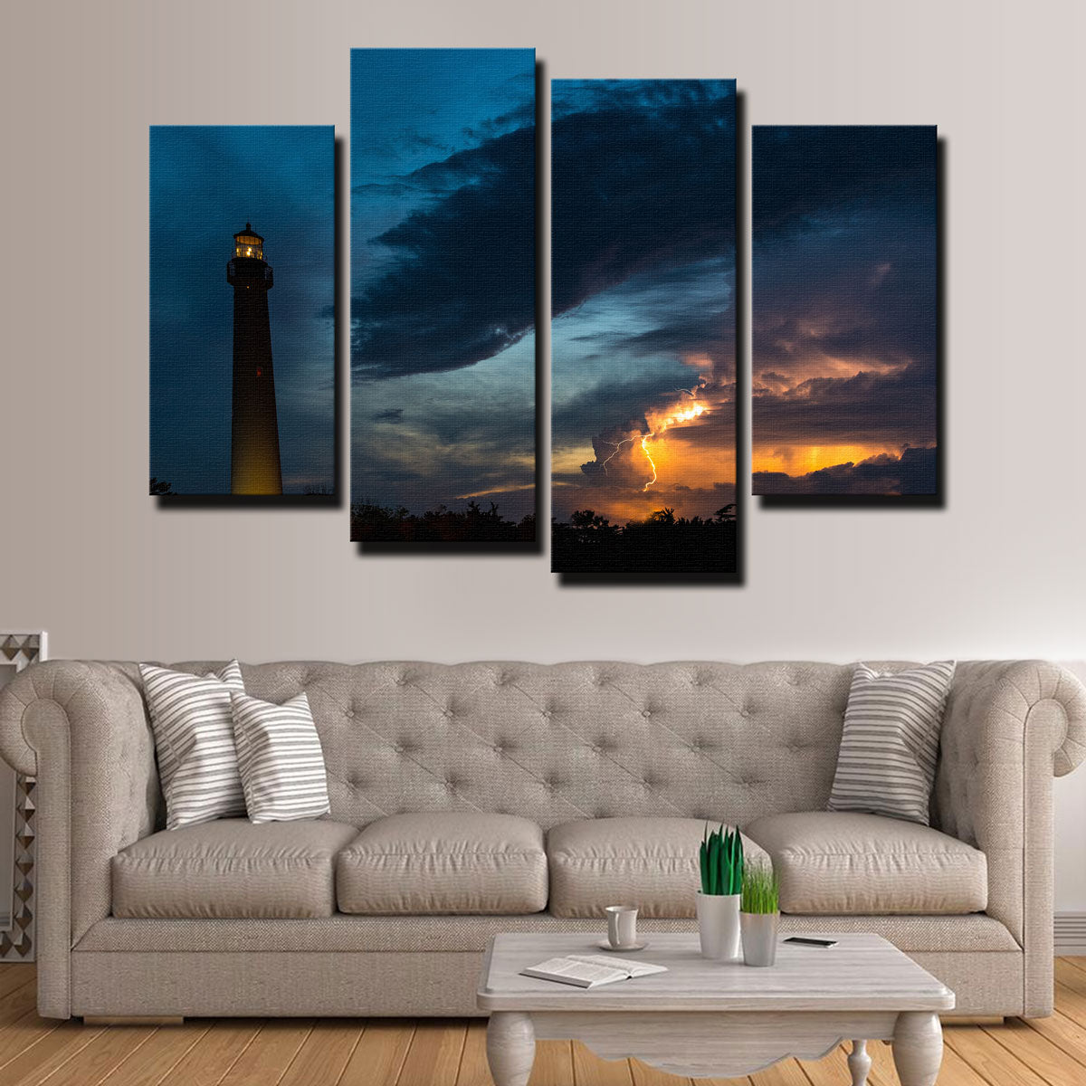 Stunning Cape May Lighthouse Wall Art by Dennis Maida