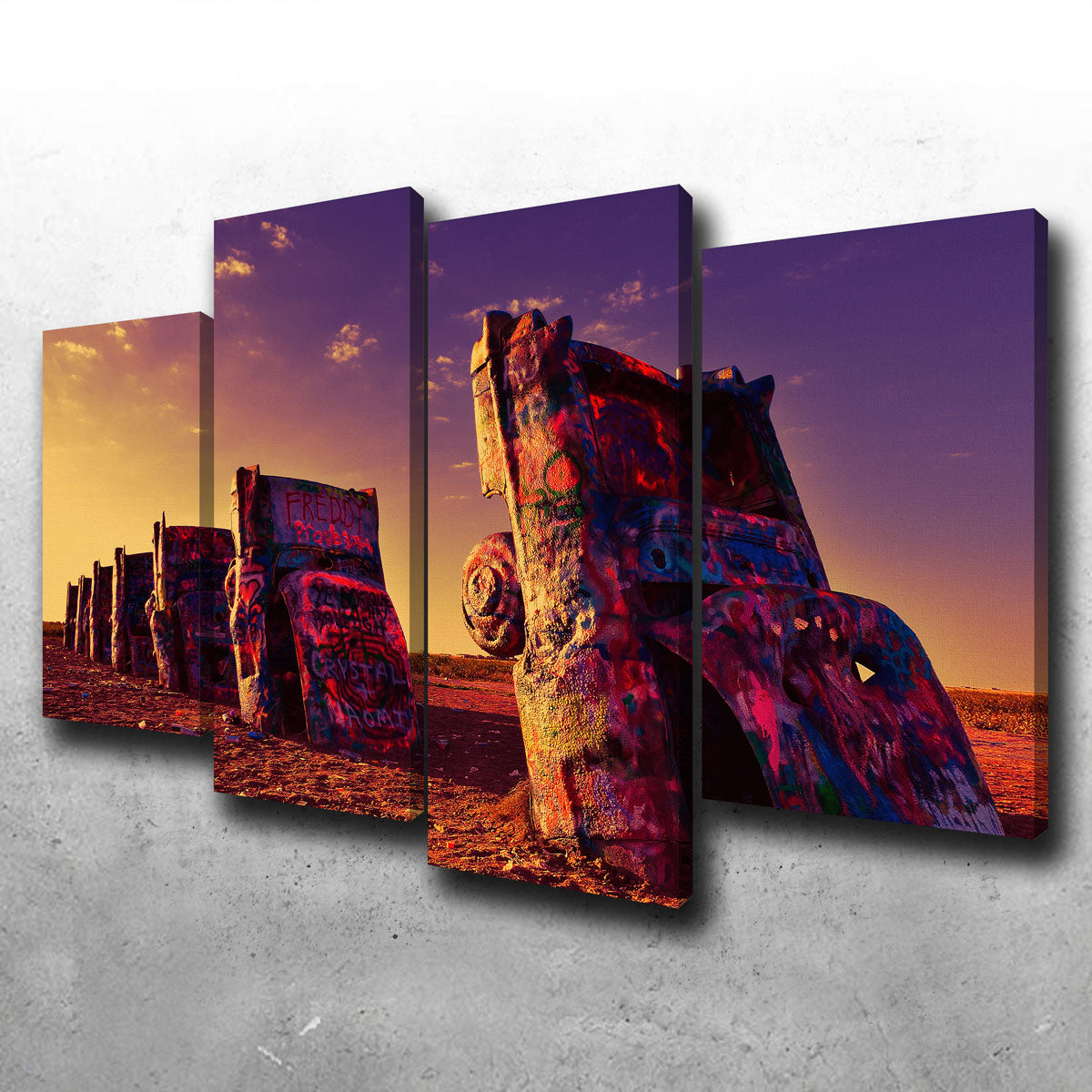 Stunning Cadillac Ranch Wall Art for Home Decor
