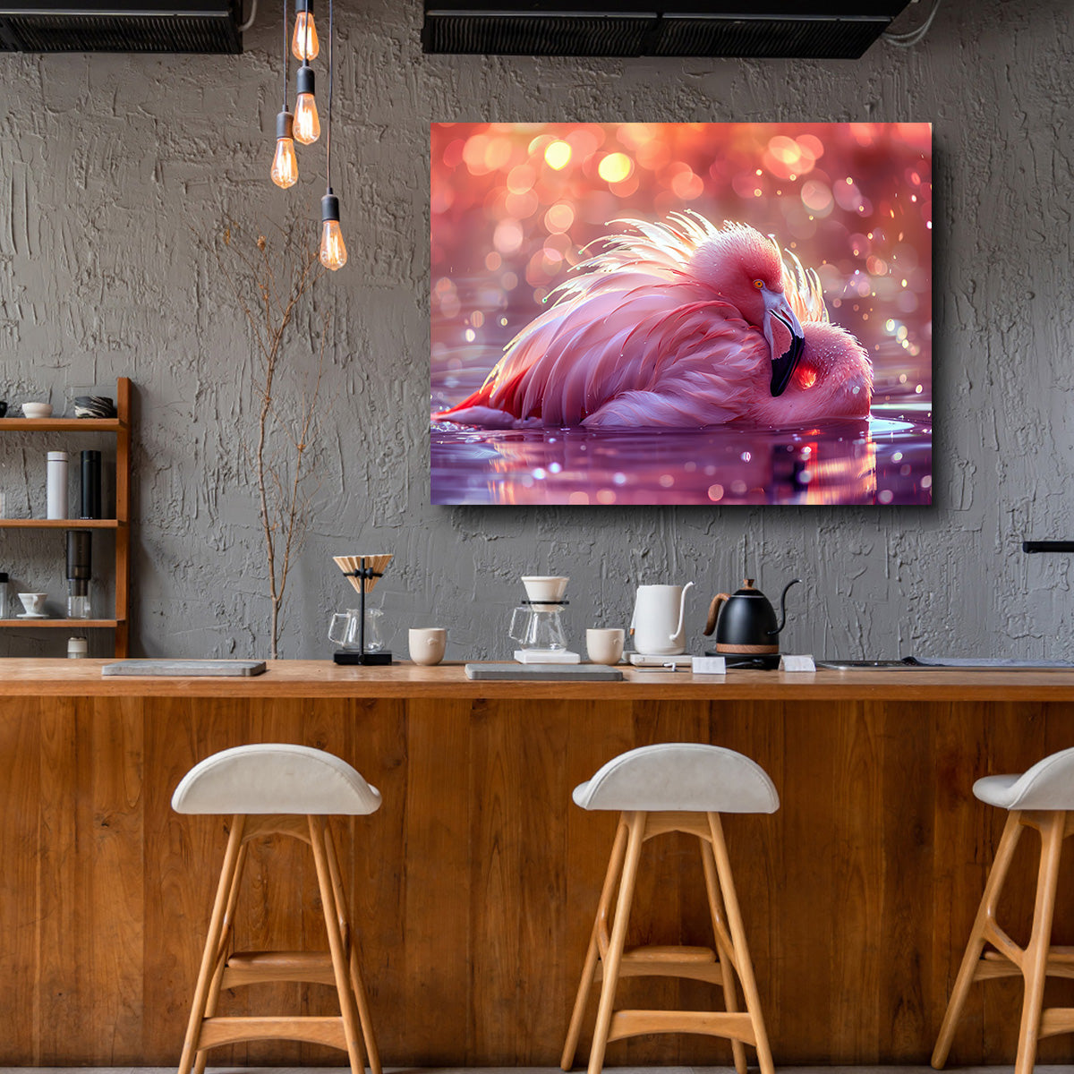 Gorgeous Pink Flamingo Art Print