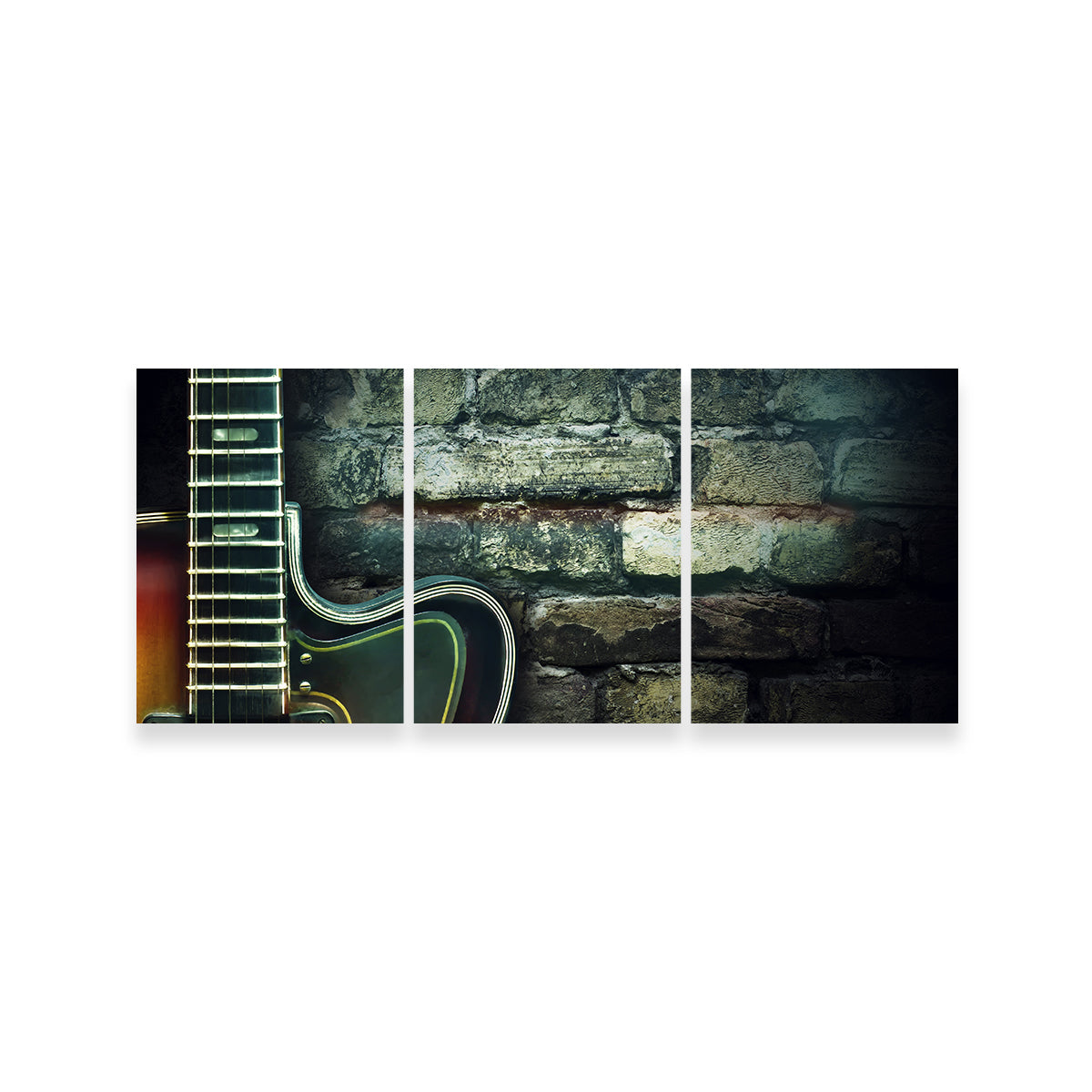 Stunning Old Vintage Jazz Guitar Wall Art for Music Lovers
