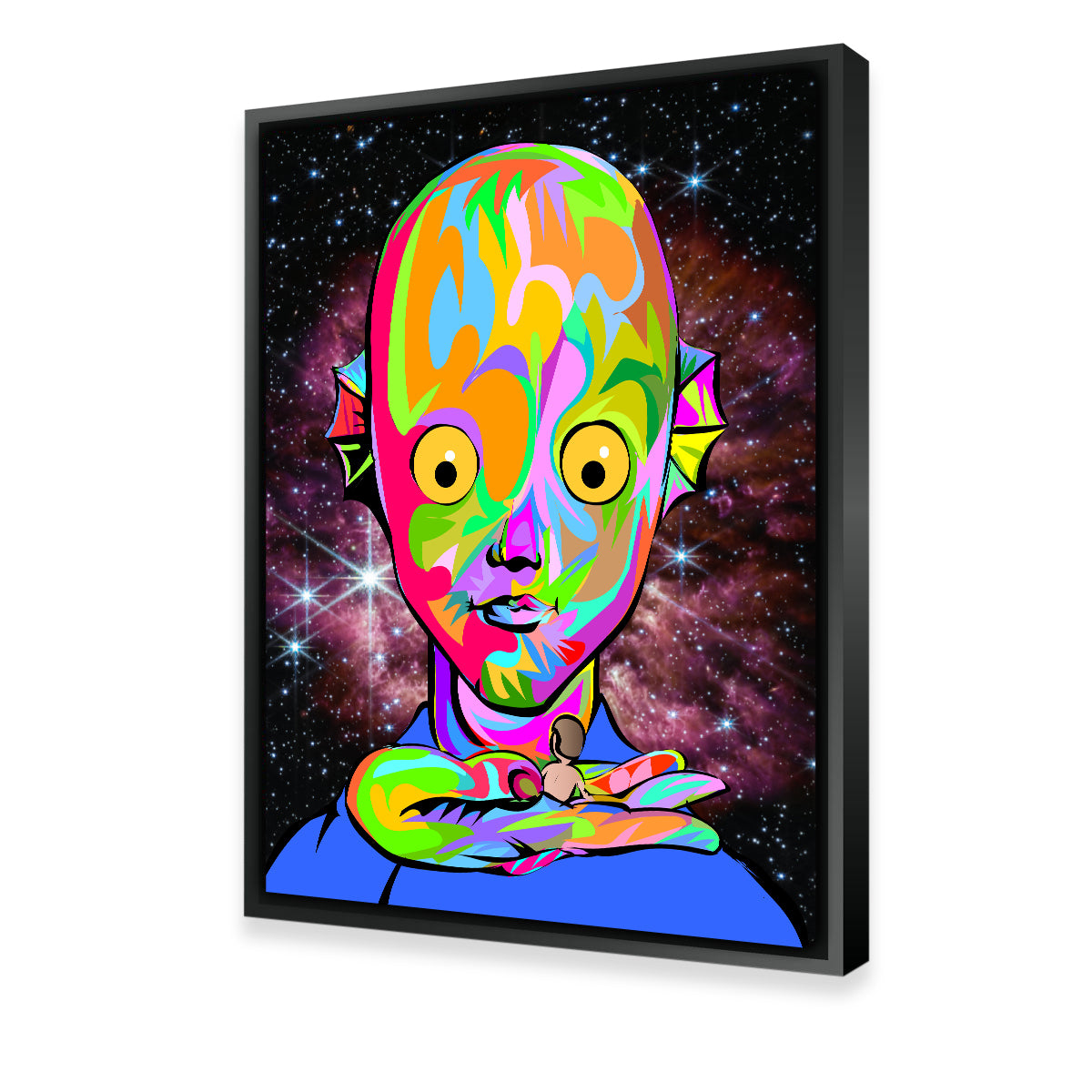 Striking Alien Face 2 Wall Art for Stunning Home Decor