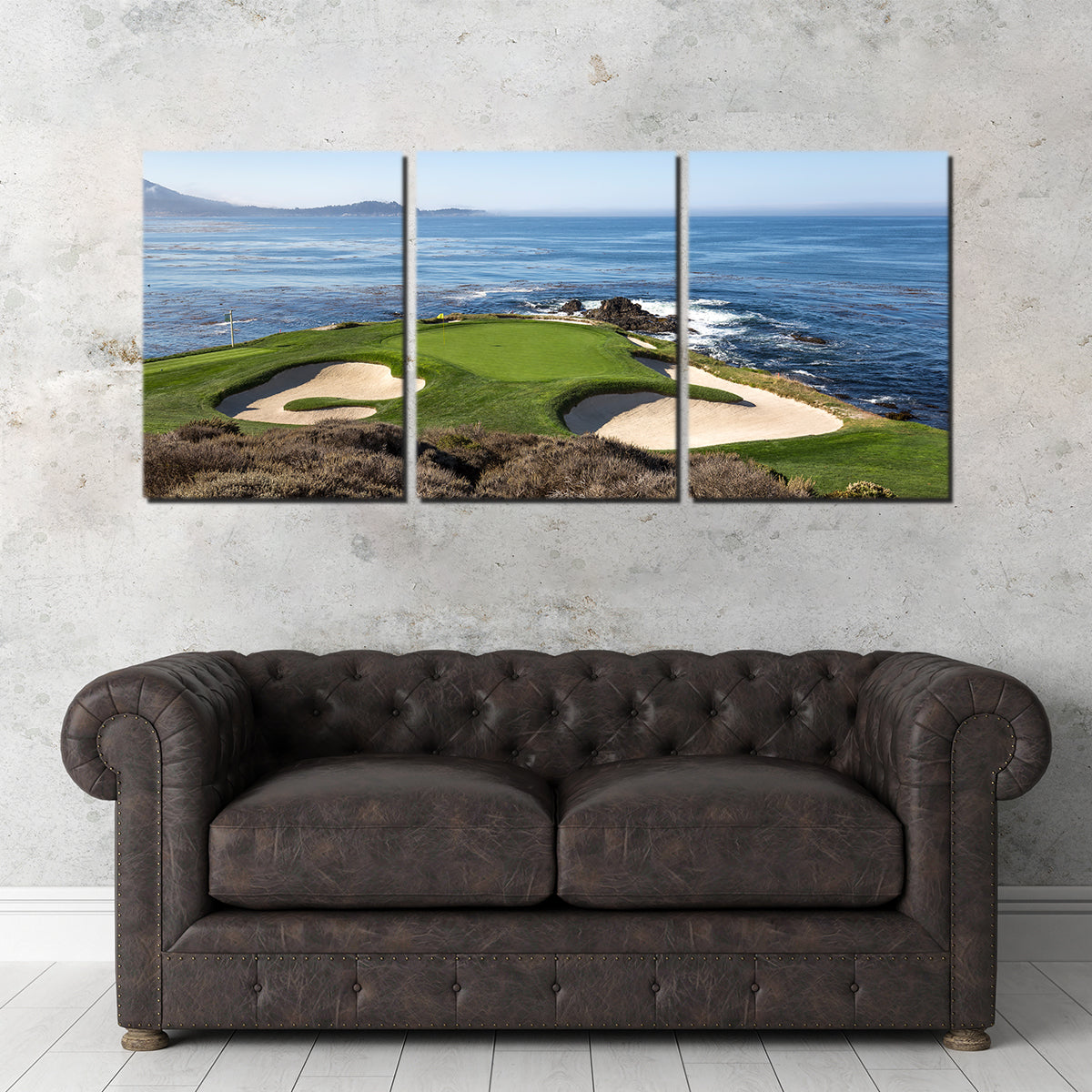 Stunning Pebble Beach Canvas Wall Art for Home Decor