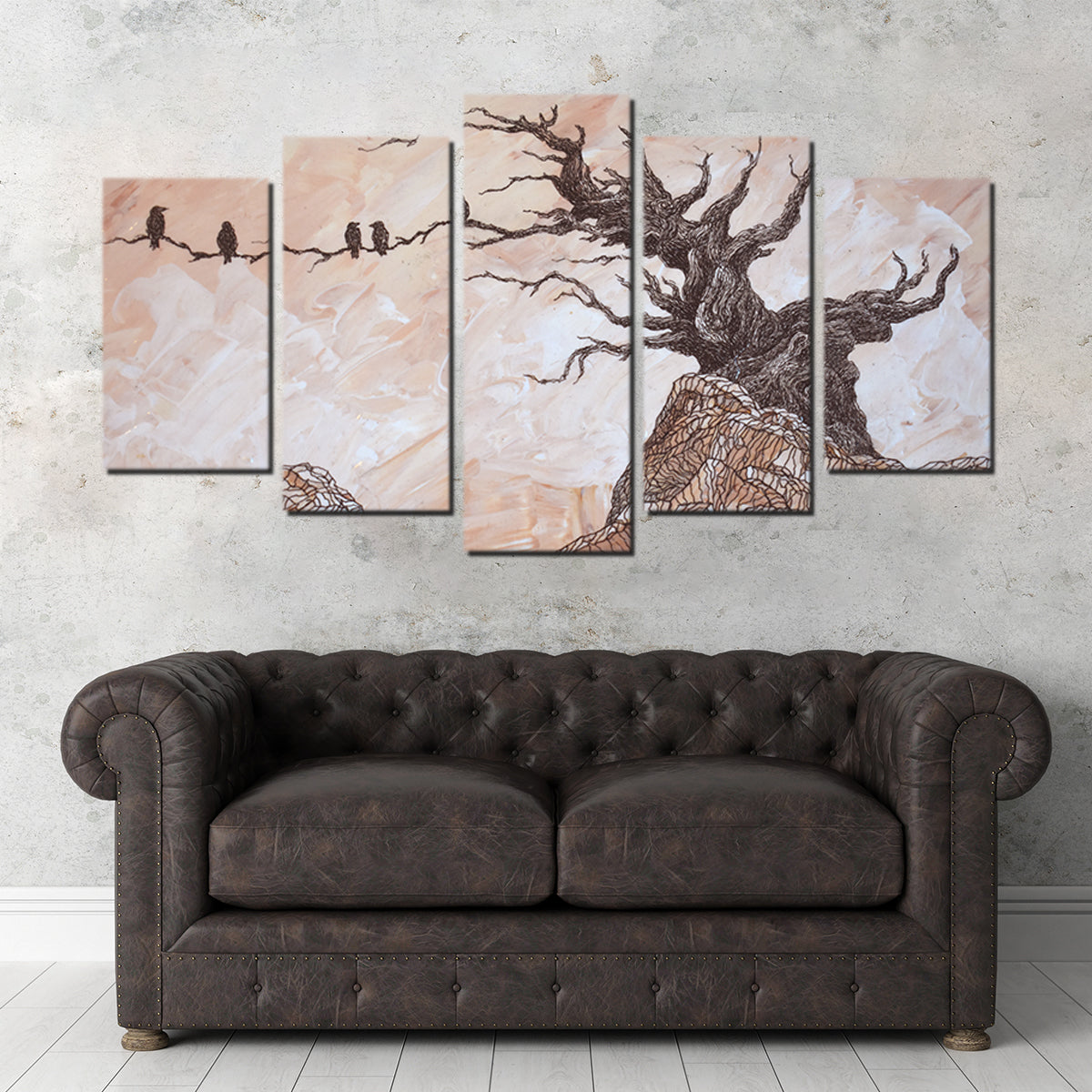 Enchanting Silence Of The Ravens Wall Art - Stunning Decor Piece
