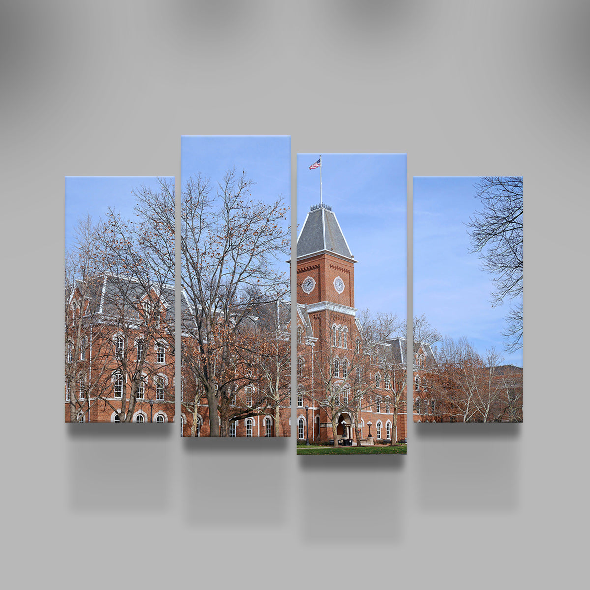 Exquisite Ohio State University Hall Wall Art - Museum Quality Canvas Print