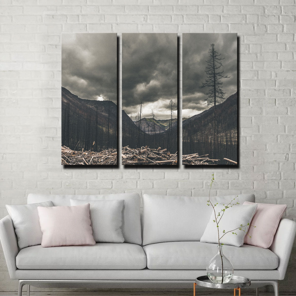 Stunning Ash and Clouds Wall Art by Mike Cotton