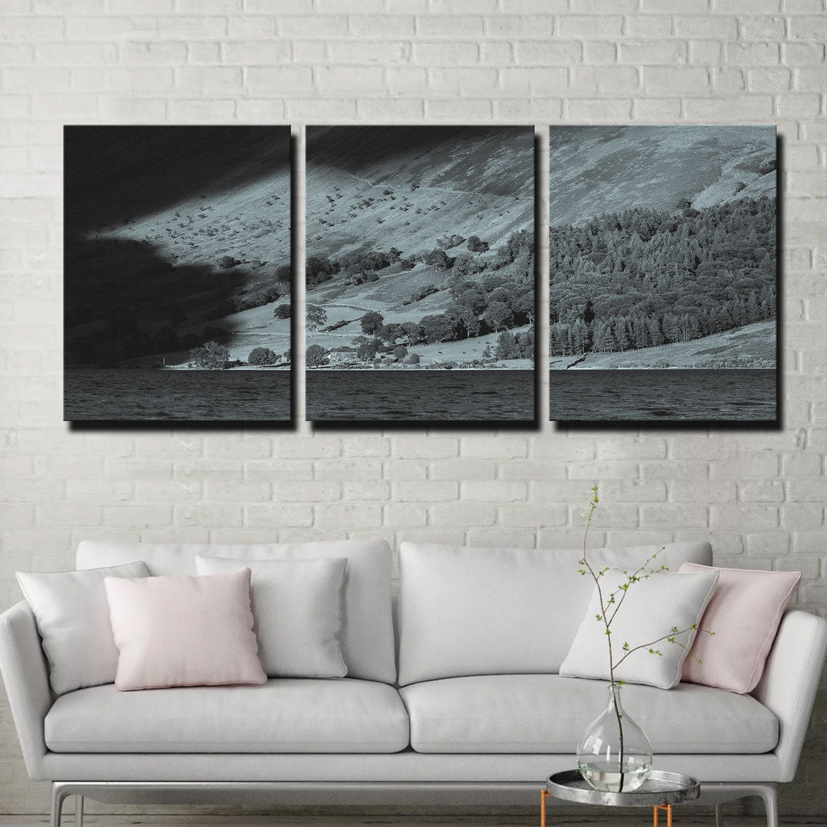 Exquisite Shadow on the Mountain Wall Art by Mike Cotton