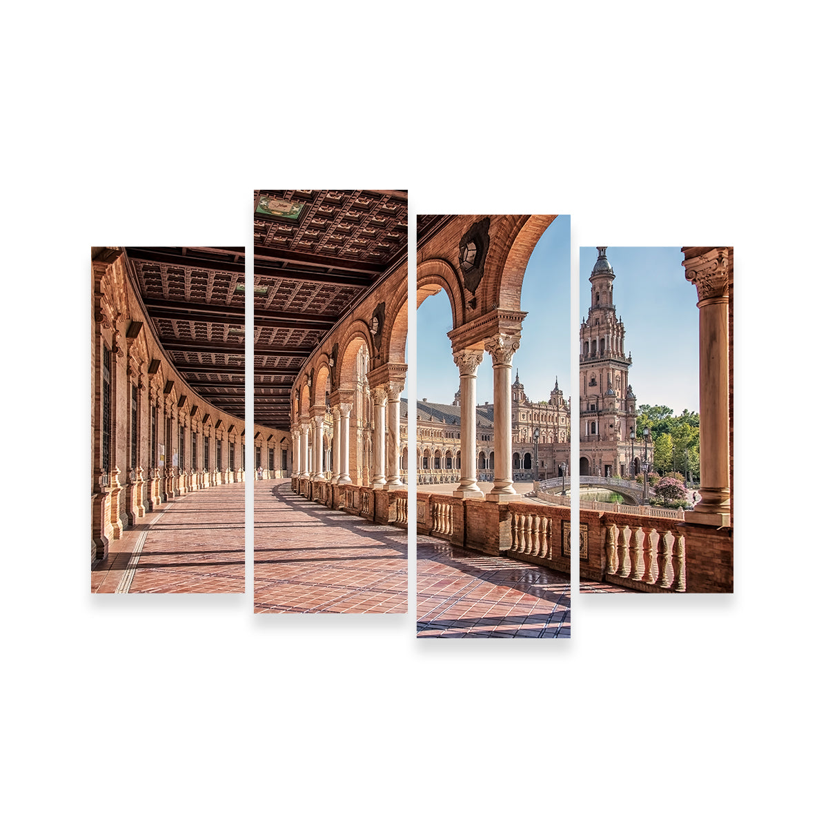 Stunning Plaza De Espana Wall Art by Manjik Pictures