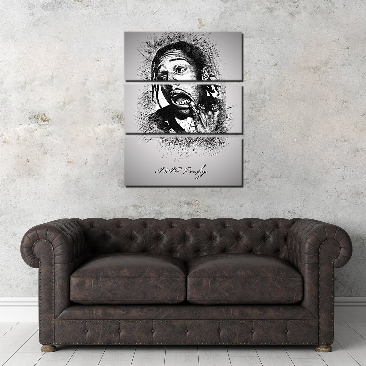 Unique Asap Rocky Teeth Wall Art for Stunning Decor