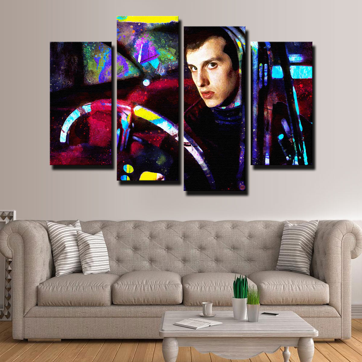 Arnie and Christine Stunning Wall Art with Sustainable Pine Frames