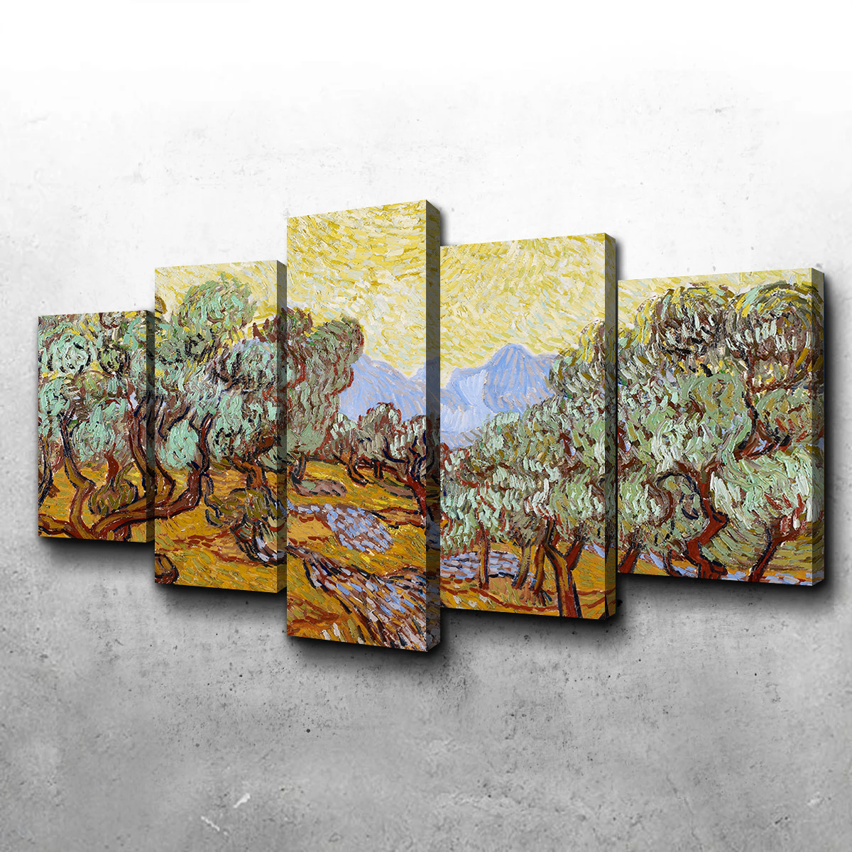 Stunning Olive Trees Wall Art by Vincent van Gogh