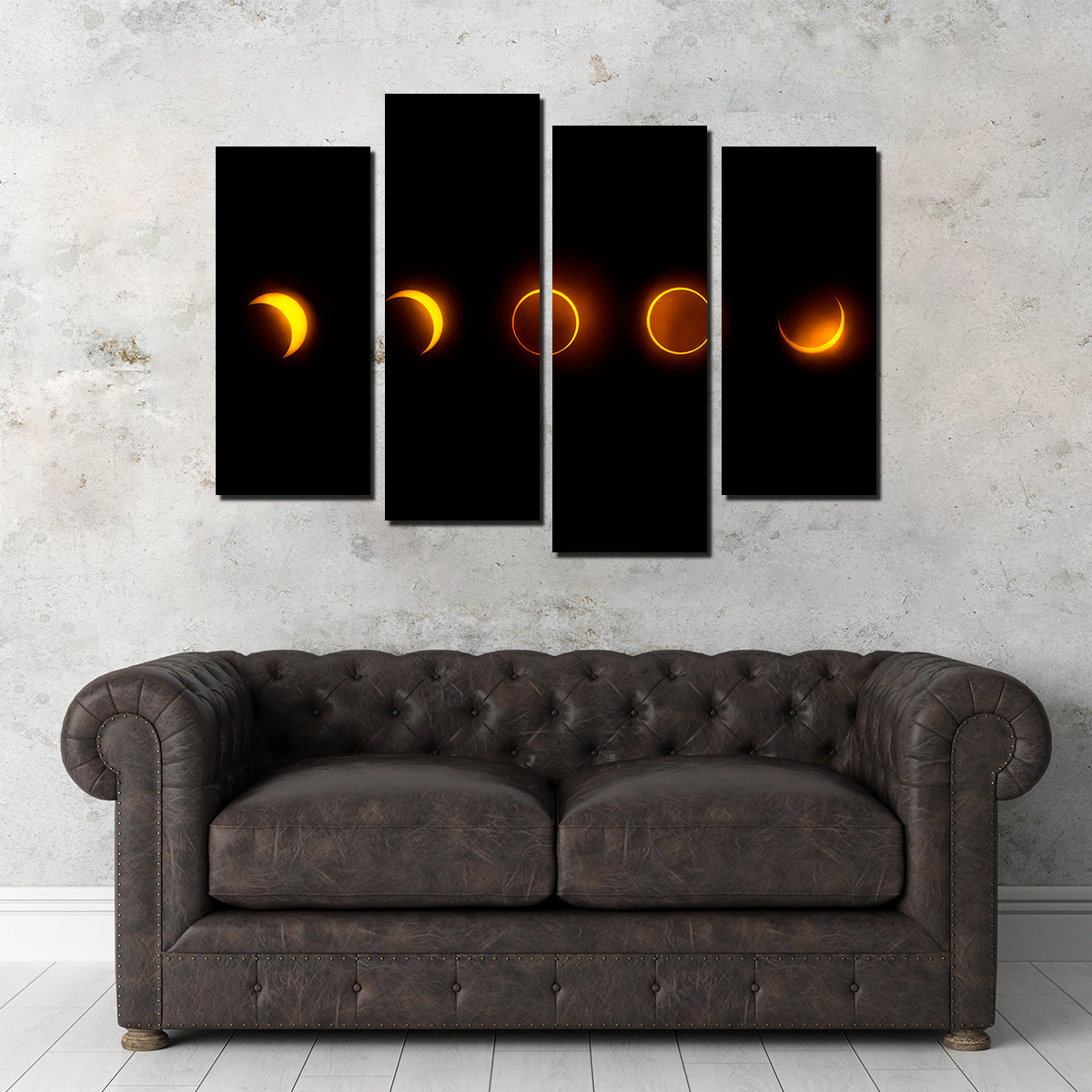 Stunning Annular Solar Eclipse - Brazil 2023 Wall Art by Sofia Leite Fonseca