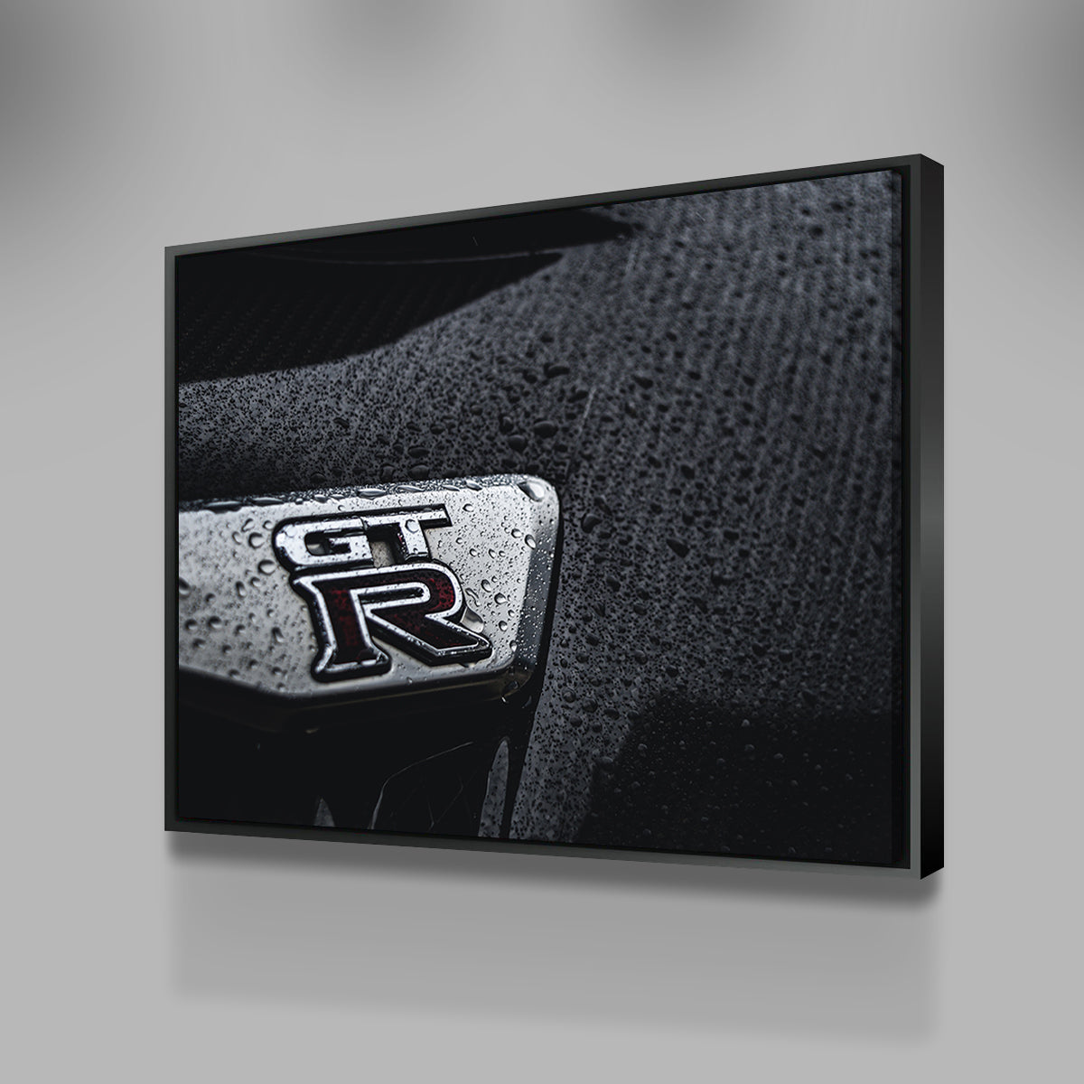 Stunning Nissan GTR Rain Drops Wall Art for Your Home Decor